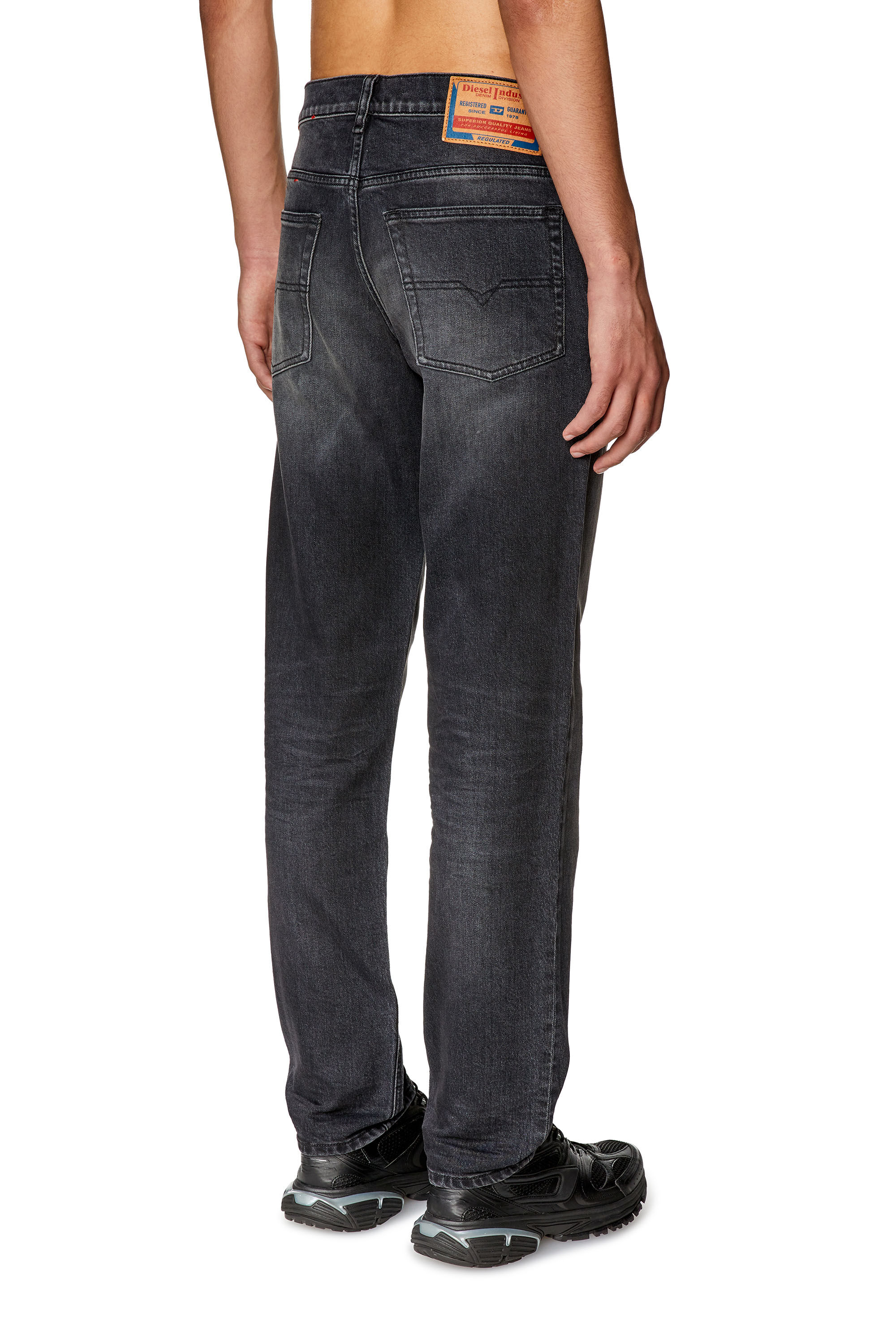 Diesel - Man Tapered Jeans 2023 D-Finitive 09G20, Black/Dark grey - Image 4