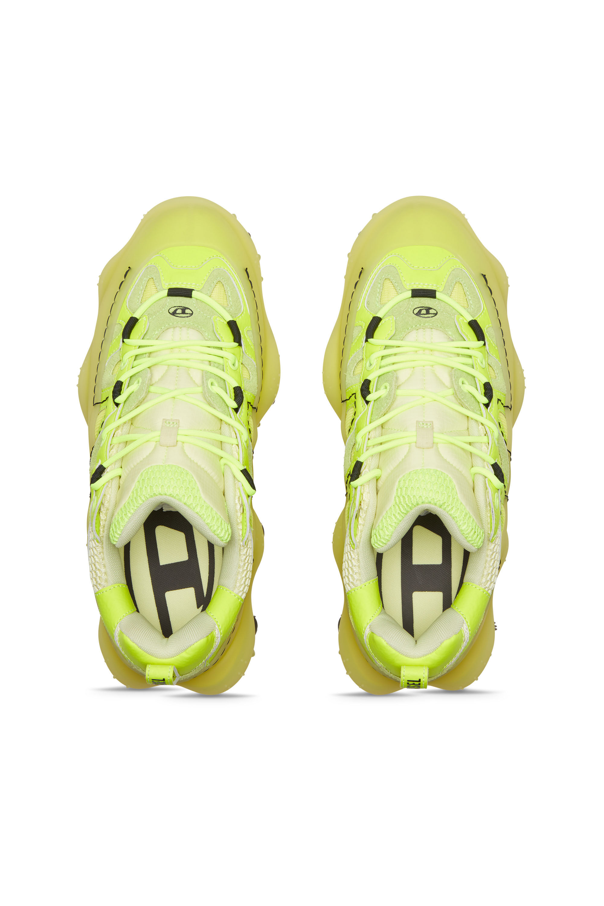 Diesel - S-PROTOTYPE P1, Man S-Prototype P1-Low-top sneakers with rubber overlay in Yellow - Image 4