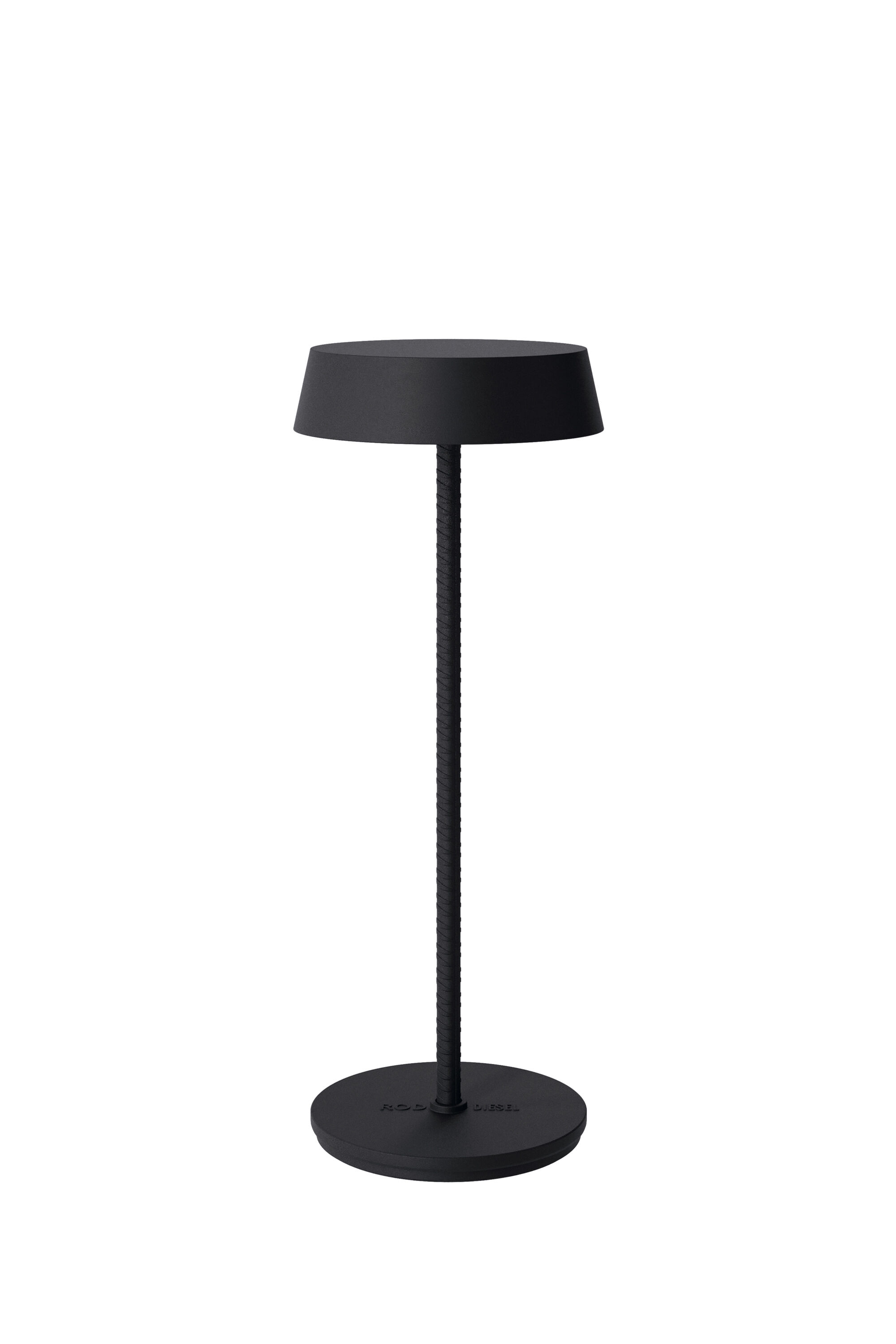 Diesel - 51181 2020 ROD CORDLESS TABLE LAMP DARK, Unisex Portable and rechargeable lamp in Black - Image 1