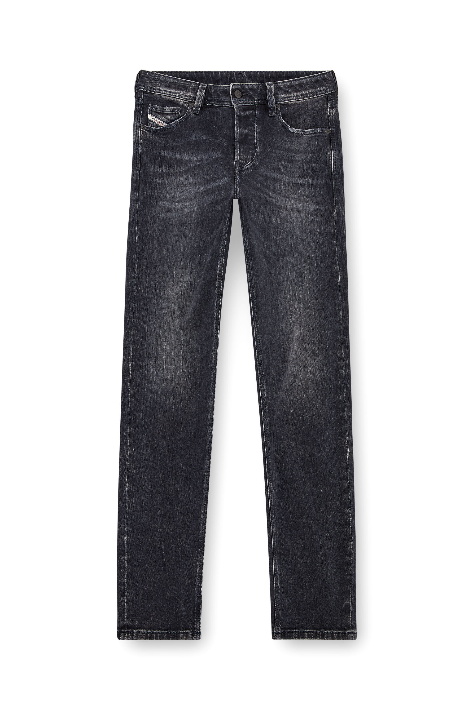 Diesel - Man Tapered Jeans 1986 Larkee-Beex 09K51, Black/Dark grey - Image 2