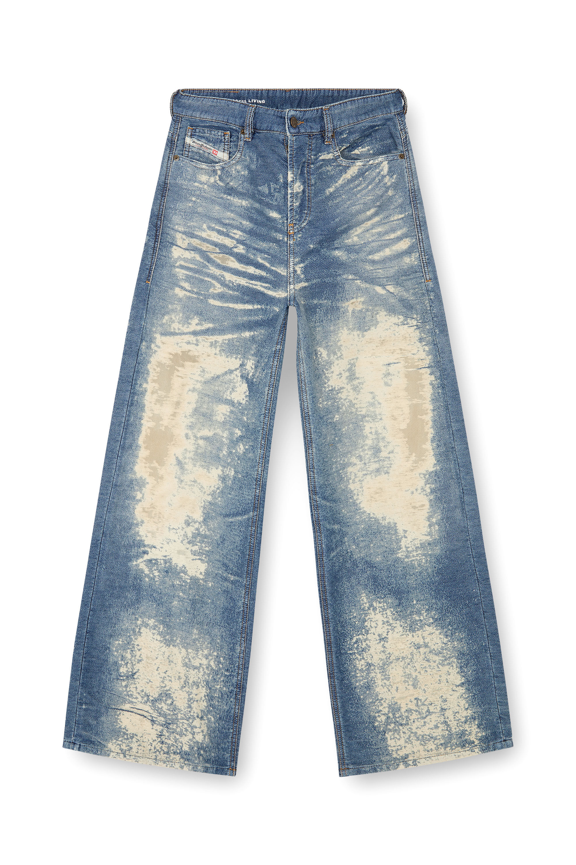 Diesel - Woman Straight Jeans 1996 D-Sire 068RE, Medium blue - Image 2