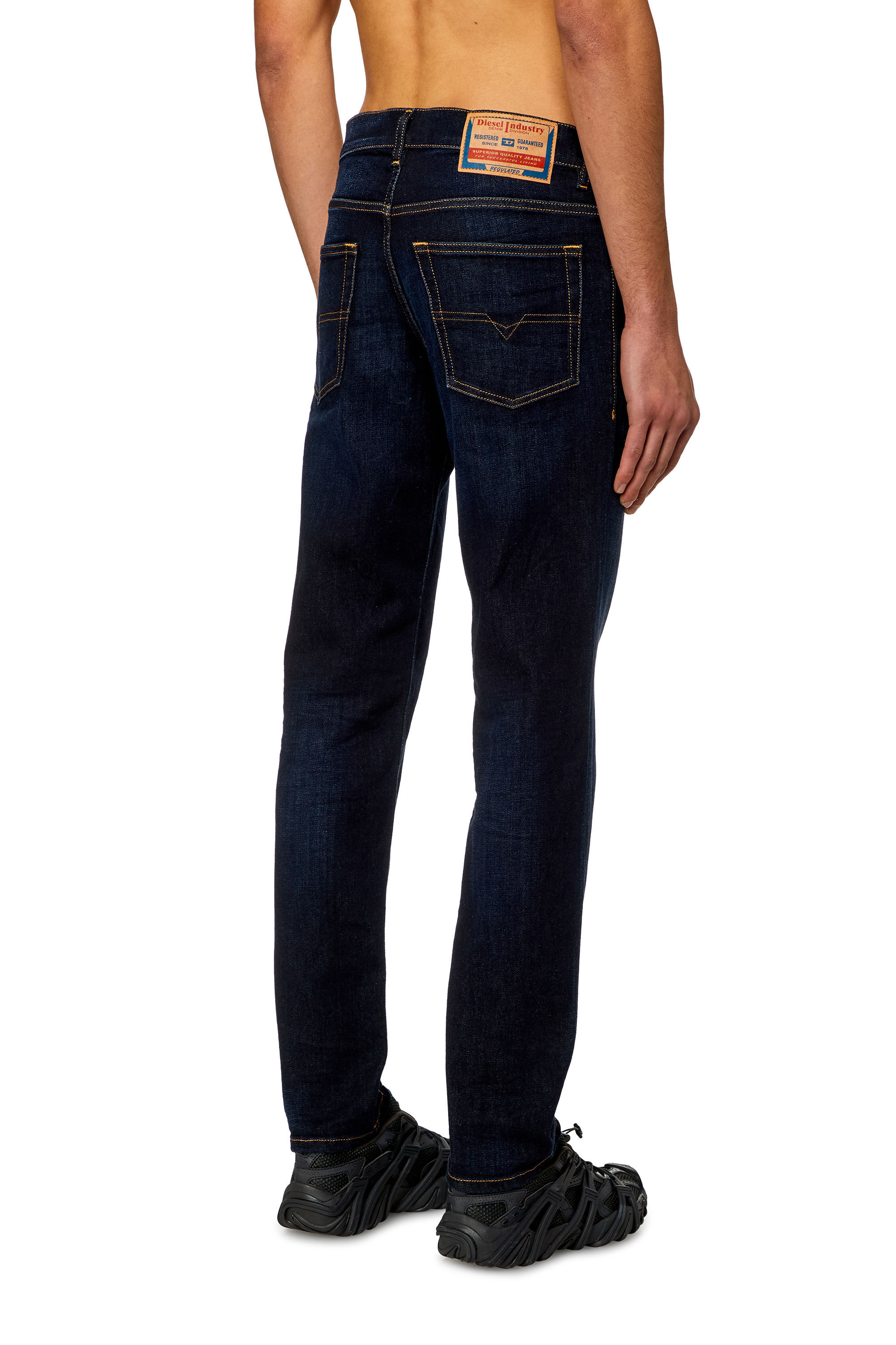 Diesel - Man Tapered Jeans 2023 D-Finitive 009ZS, Dark Blue - Image 4