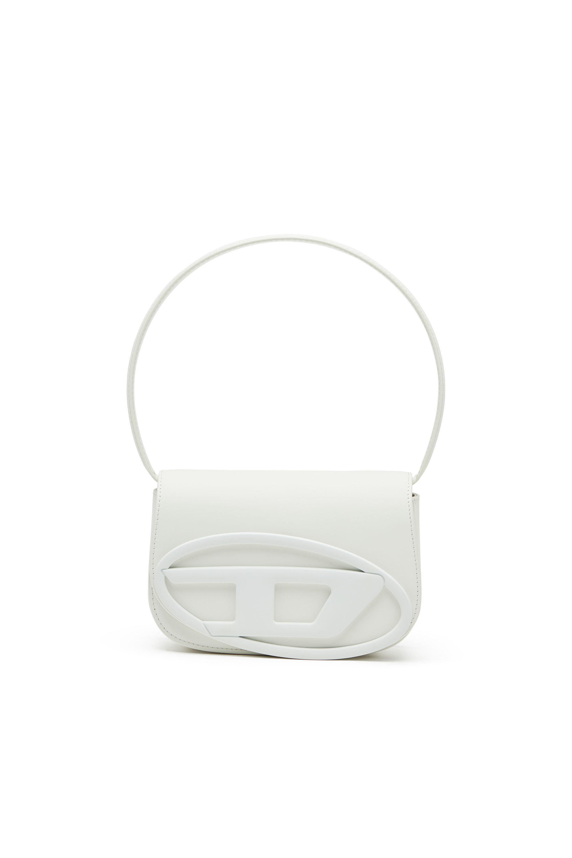 Diesel - 1DR, Woman 1DR-Iconic shoulder bag in matte leather in White - Image 6