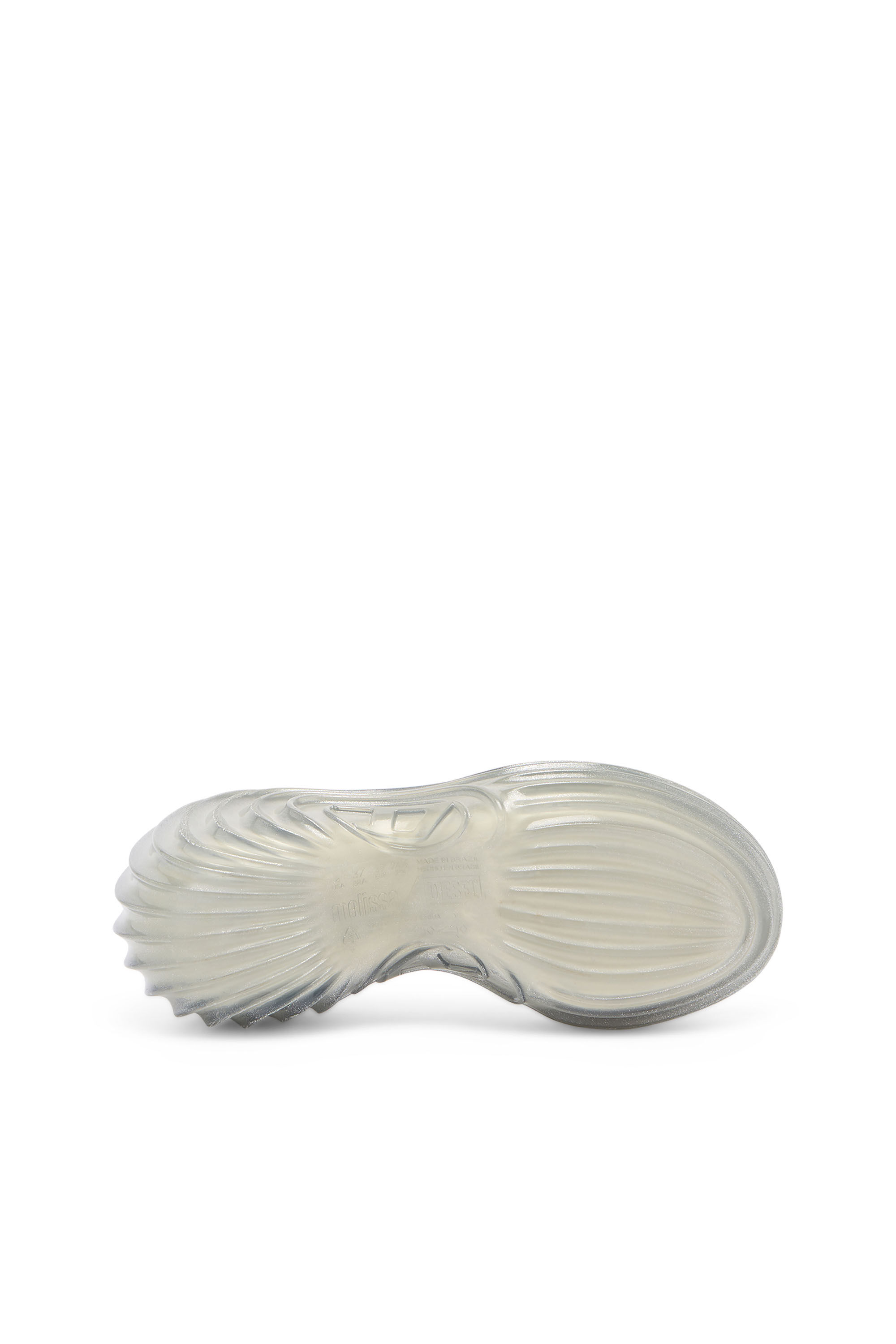 Diesel - MELISSA QUANTUM PLATFORM, Woman's Platform mule in Melflex&reg; in Silver - 5