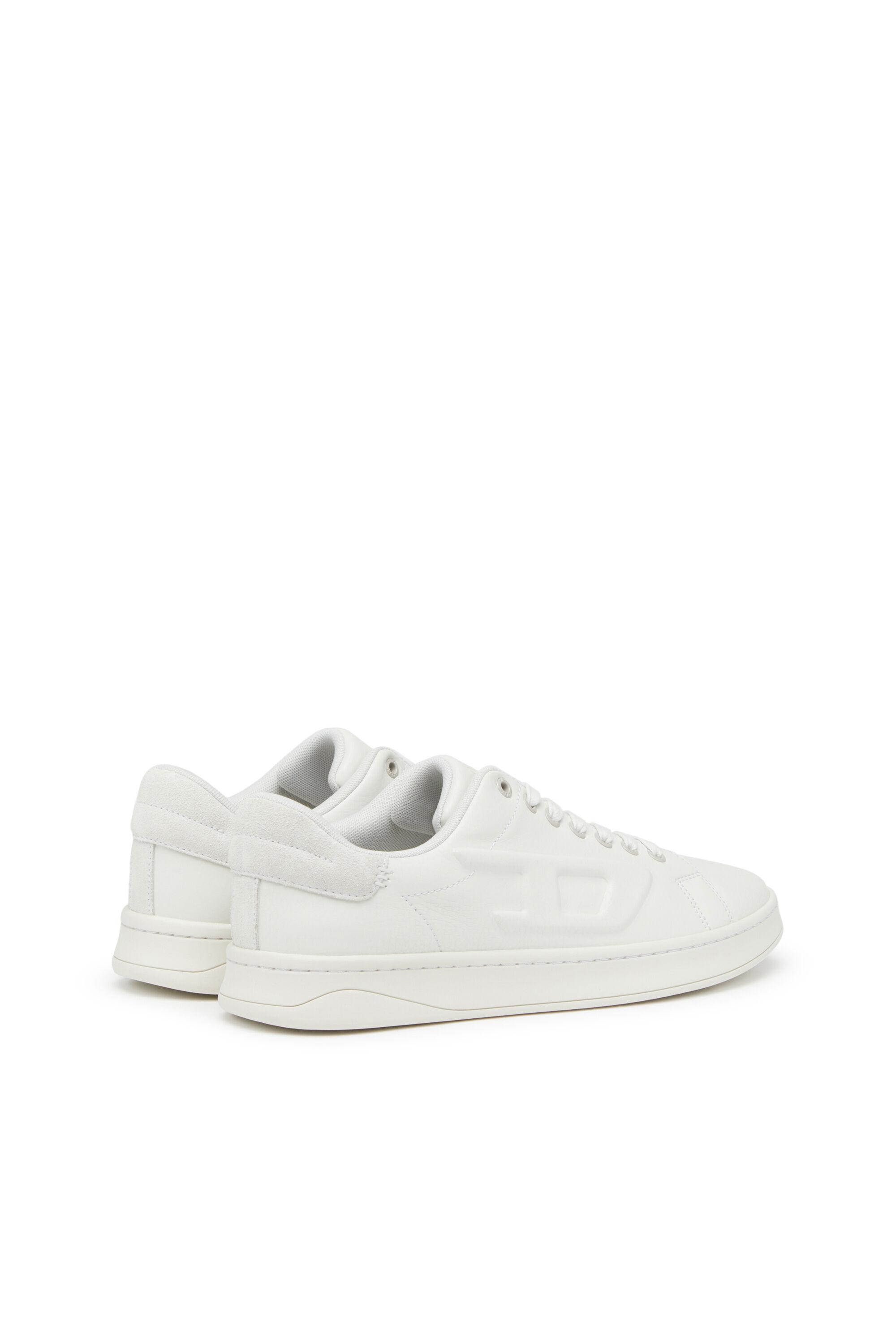 Diesel - S-ATHENE LOW, Man S-Athene Low-Sneakers with embossed D logo in White - Image 3