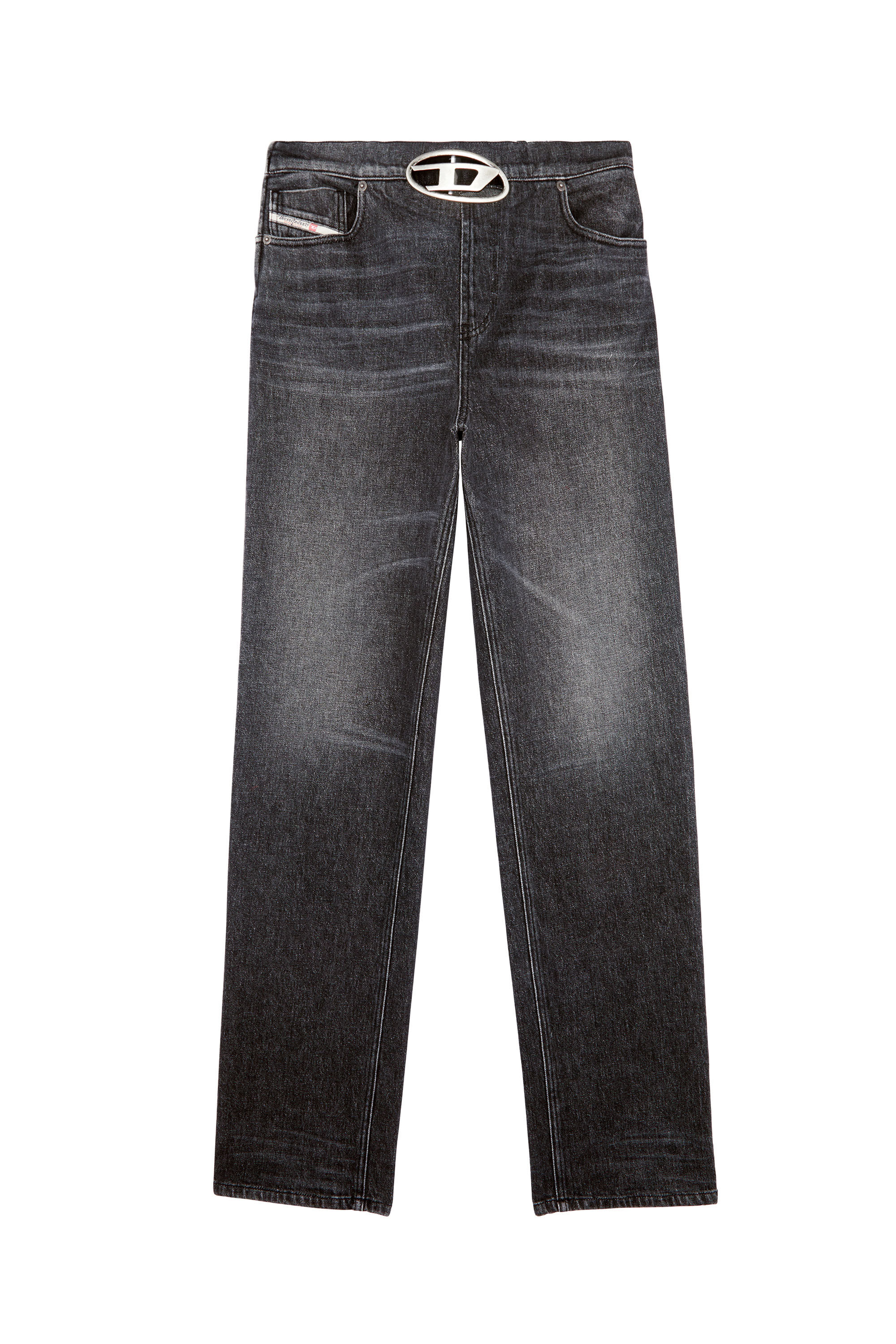Diesel - Straight Jeans 1955 D-Rekiv 0CKAH, Black/Dark grey - Image 2