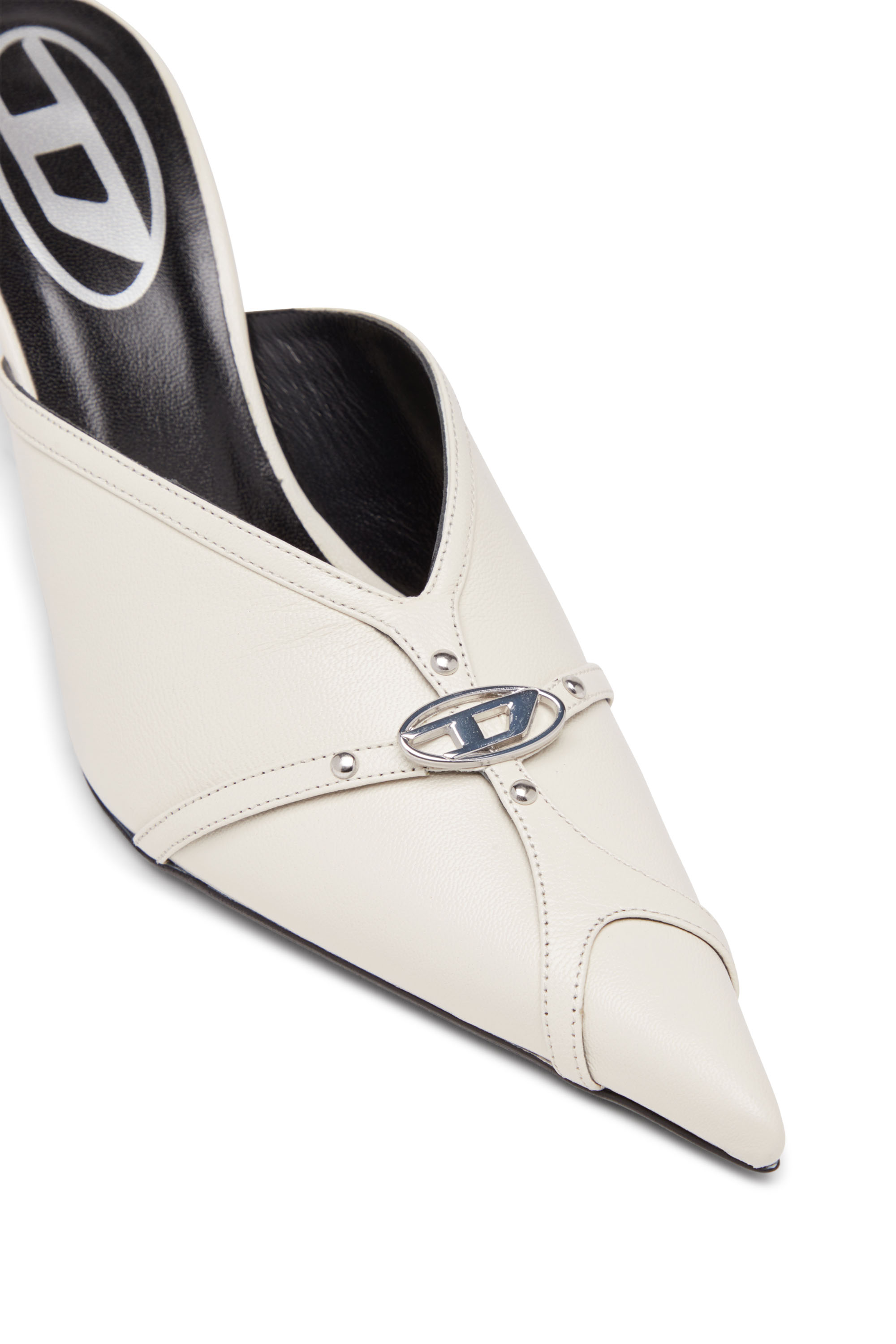 Diesel - D-ELECTRA ML, Woman's D-Electra ML - Stiletto mules with cage upper in null - 6