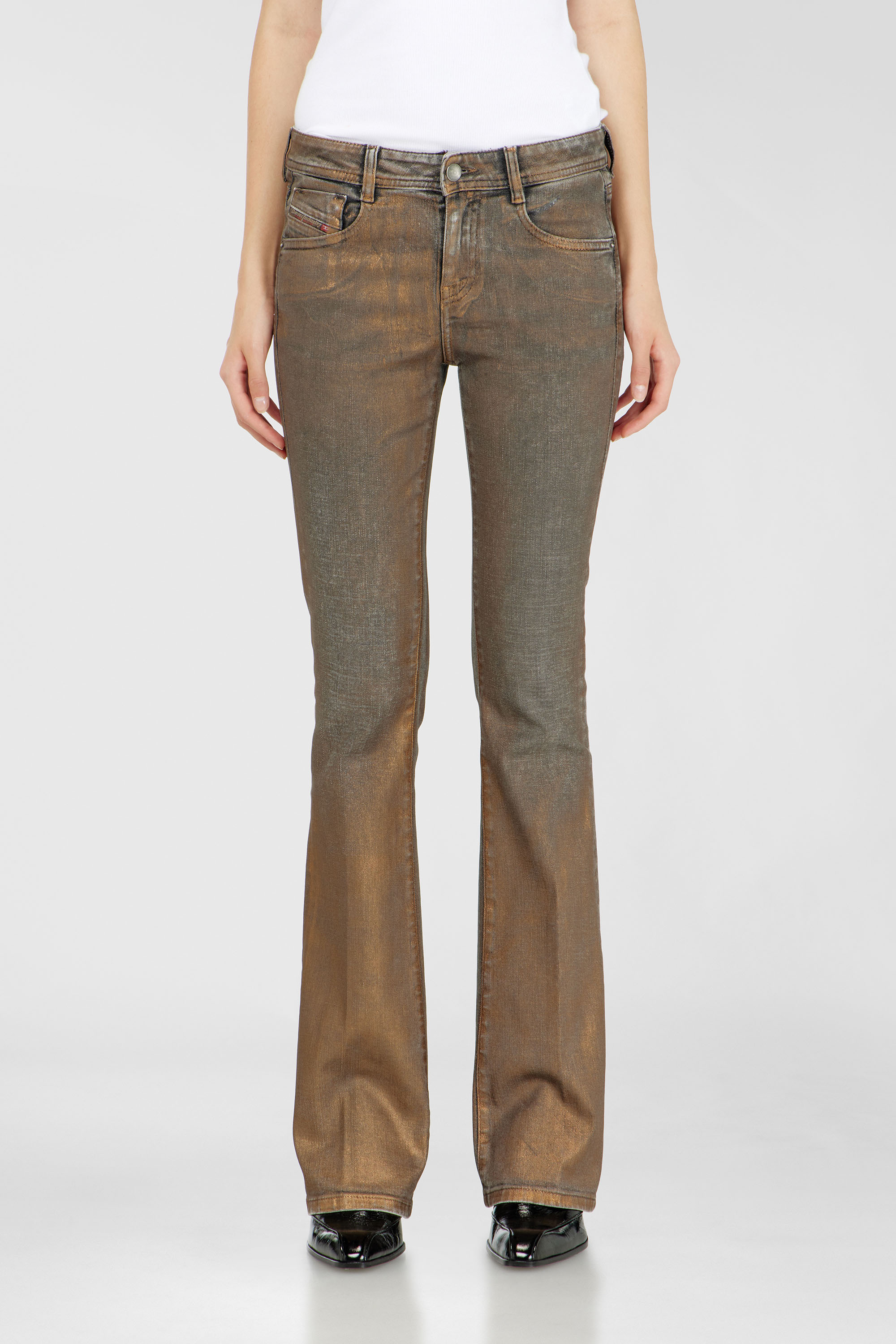 Diesel - Woman's Bootcut Jeans 1969 D-Ebbey 09Q38, Brown - 4