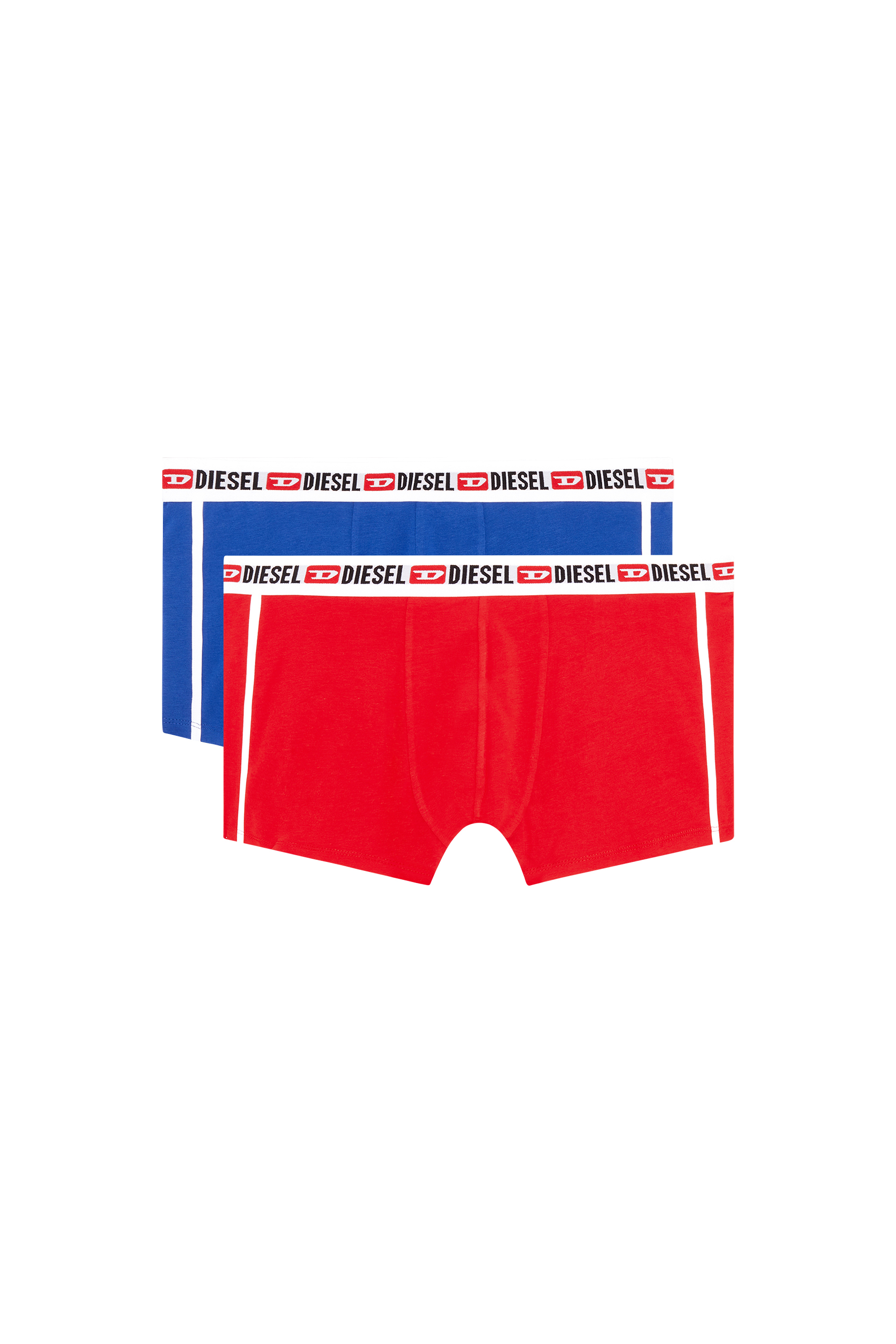 Diesel - UMBX-SHAWNTWOPACK BOXERS, Man Two-pack boxer briefs with side band in Multicolor - Image 1