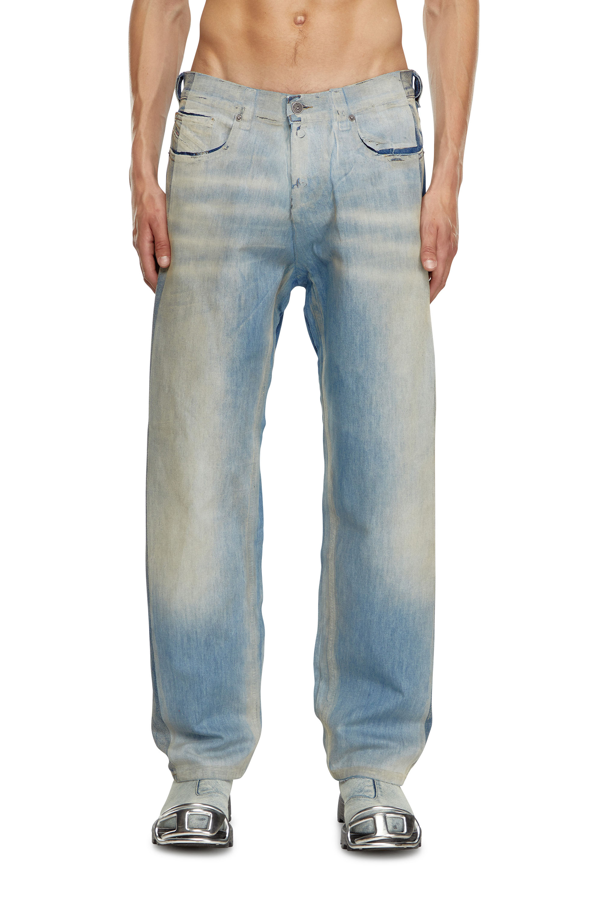 Diesel - Man Straight Jeans 2010 D-Macs 09K22, Medium blue - Image 1