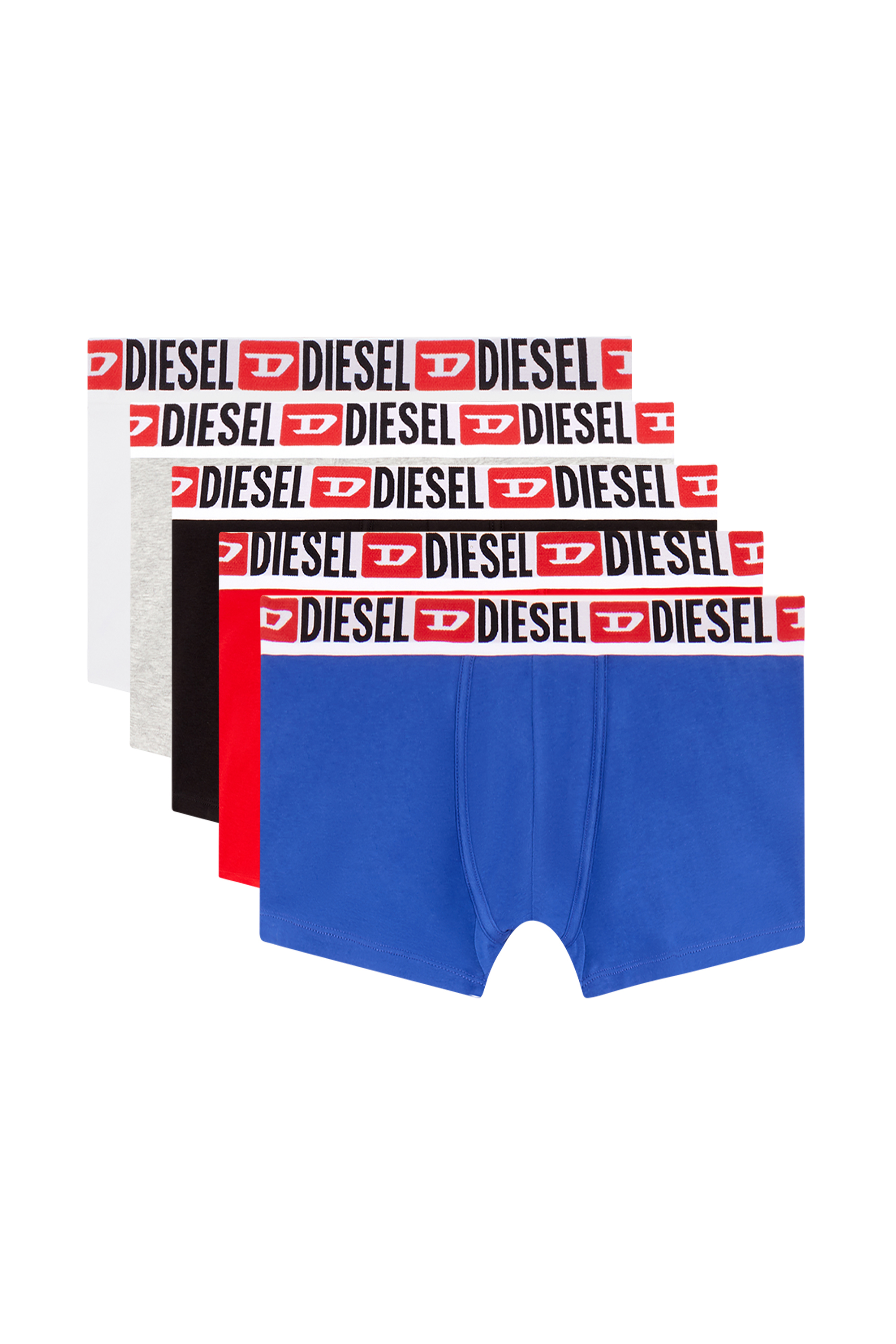 Diesel - UMBX-DAMIENFIVEPACK, Man Five-pack of mix-colour boxer briefs in Multicolor - Image 1