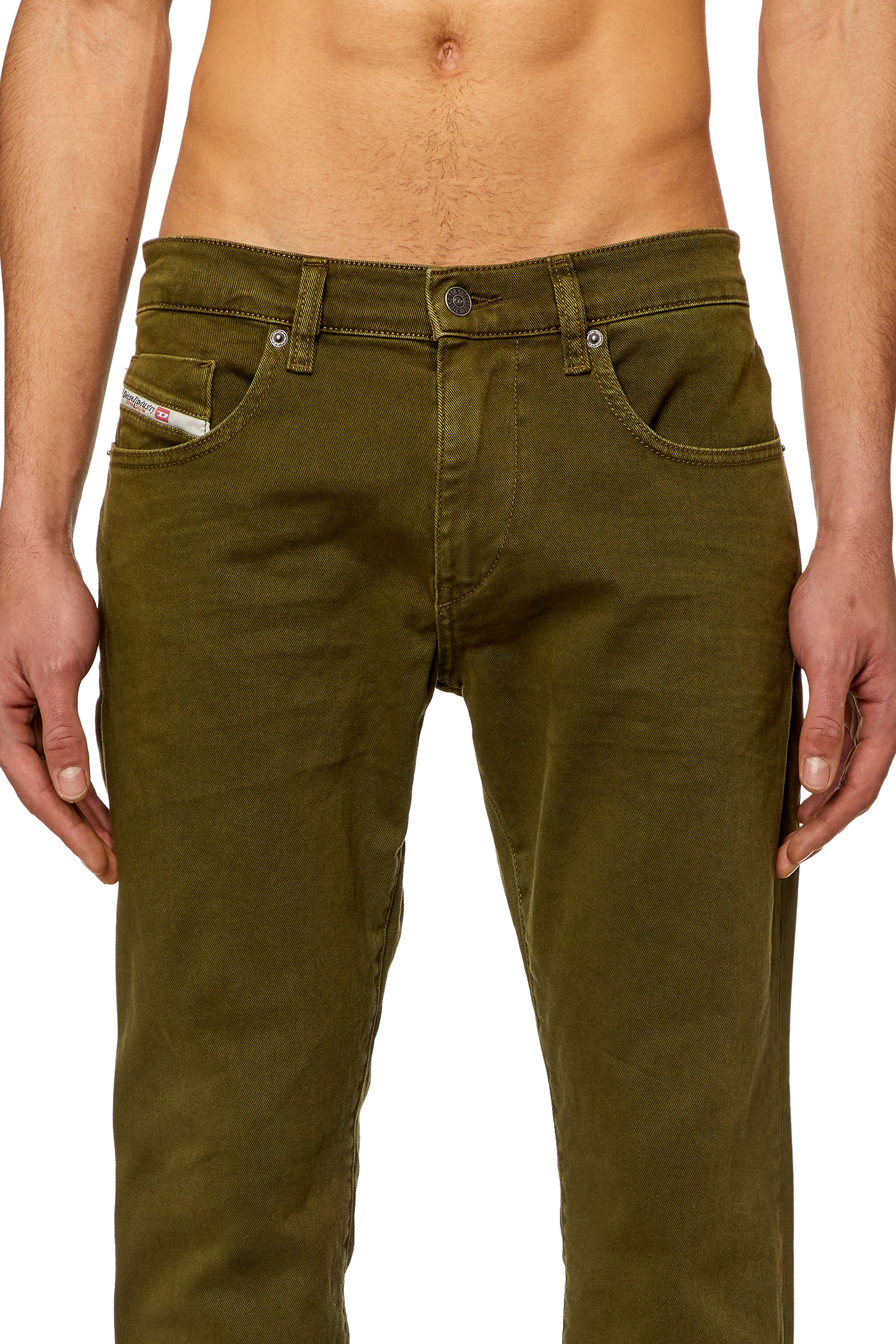 Diesel - Slim Jeans 2019 D-Strukt 0QWTY, Green - Image 3