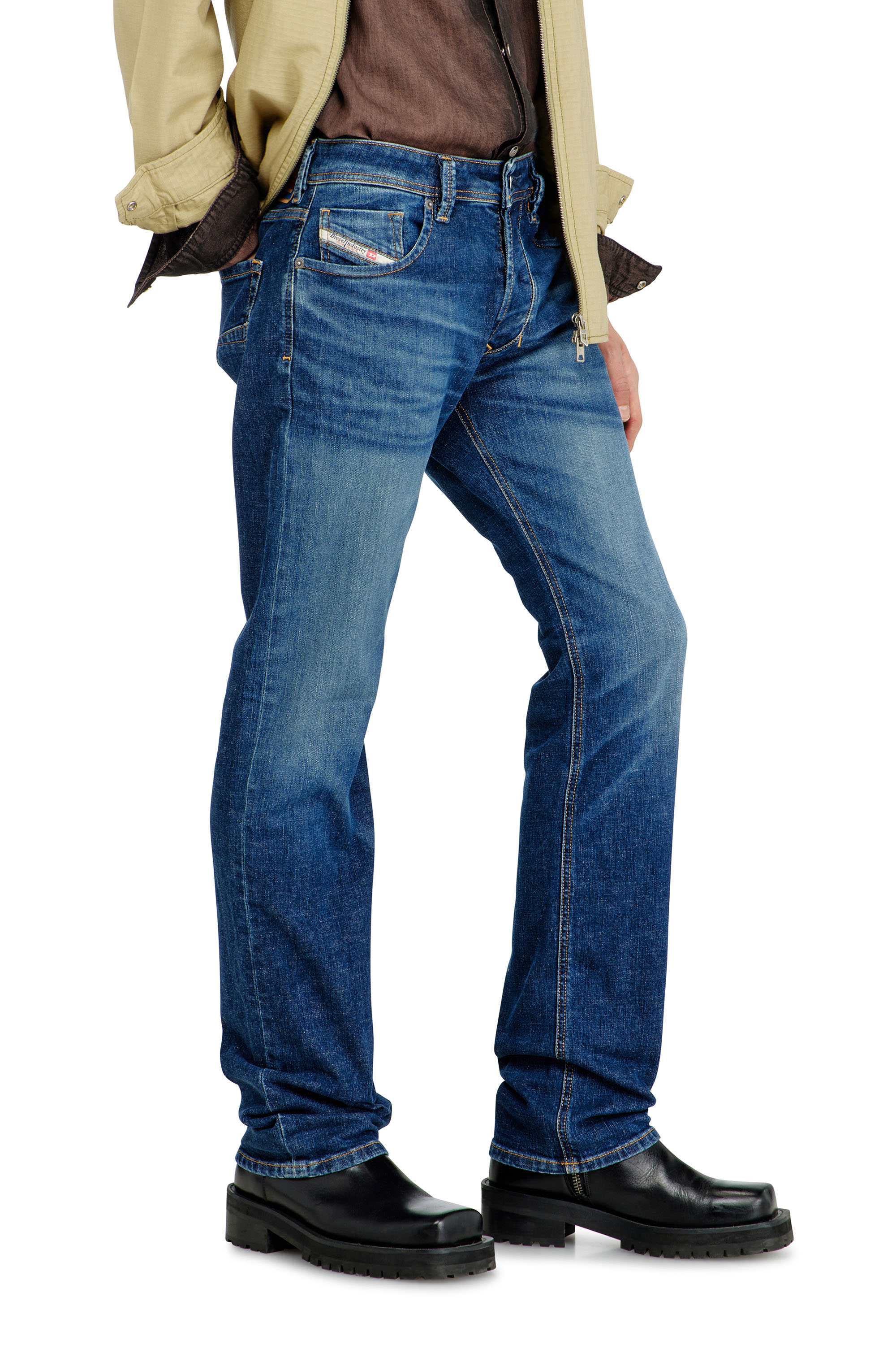 Diesel - Man's Regular Jeans 1985 Larkee 09J47, Dark Blue - 7