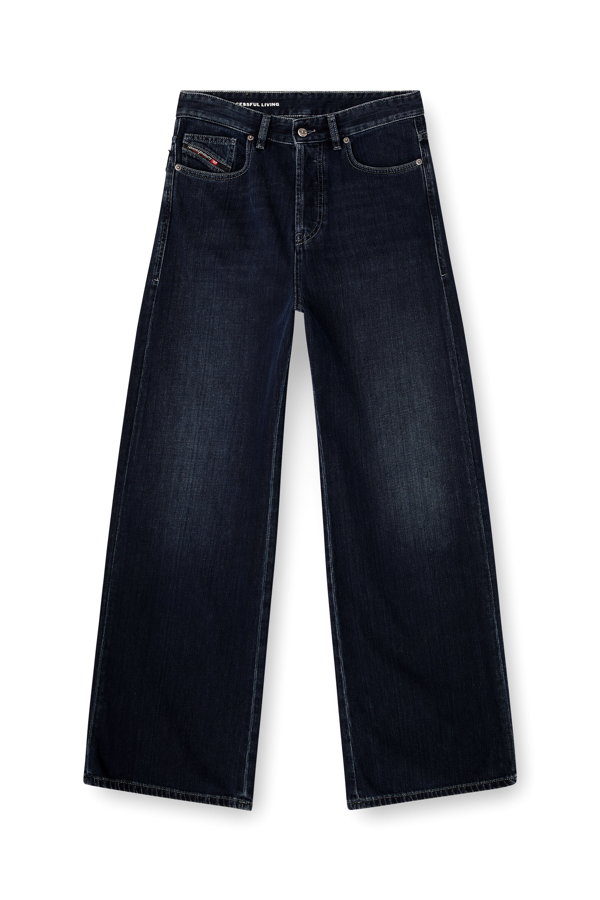 Diesel - Woman's Relaxed Jeans 1996 D-Sire 09Q19, Dark Blue - 3