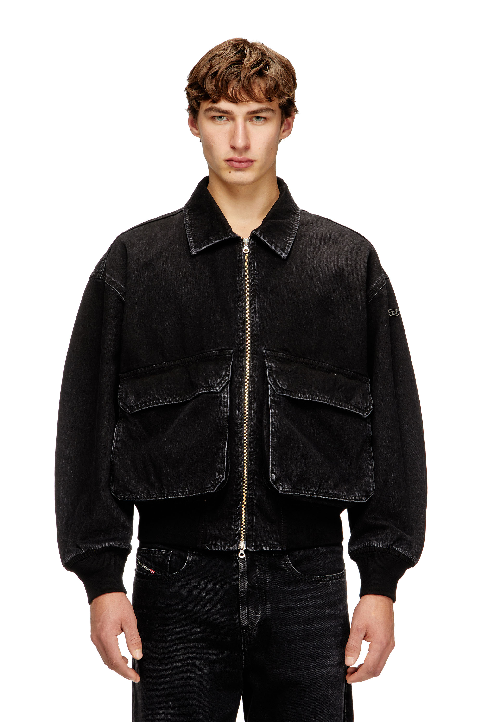 Diesel - D-KURZ, Unisex's Jacket in DNA denim in null - 1