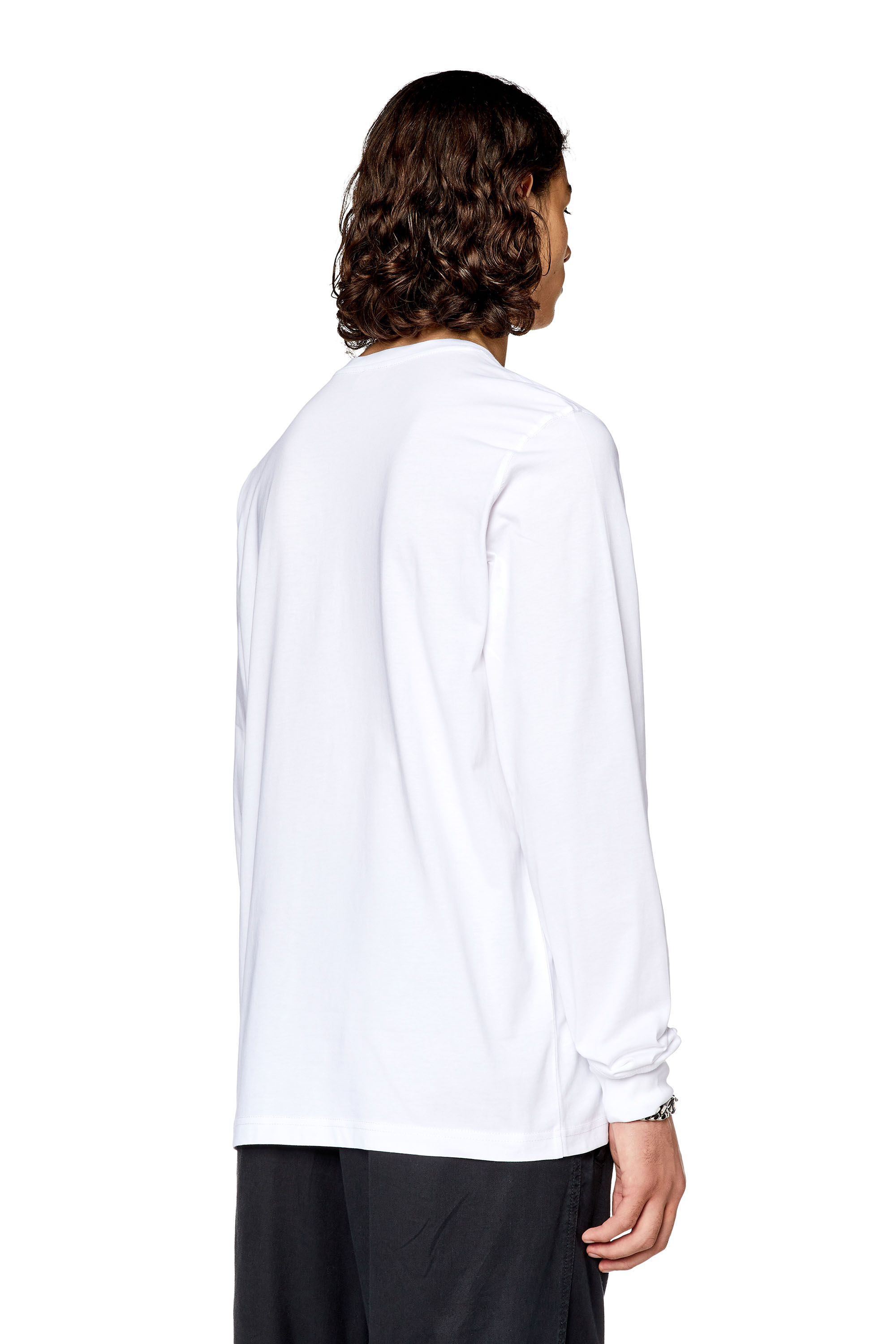 Diesel - T-JUST-LS-L6, White - Image 4