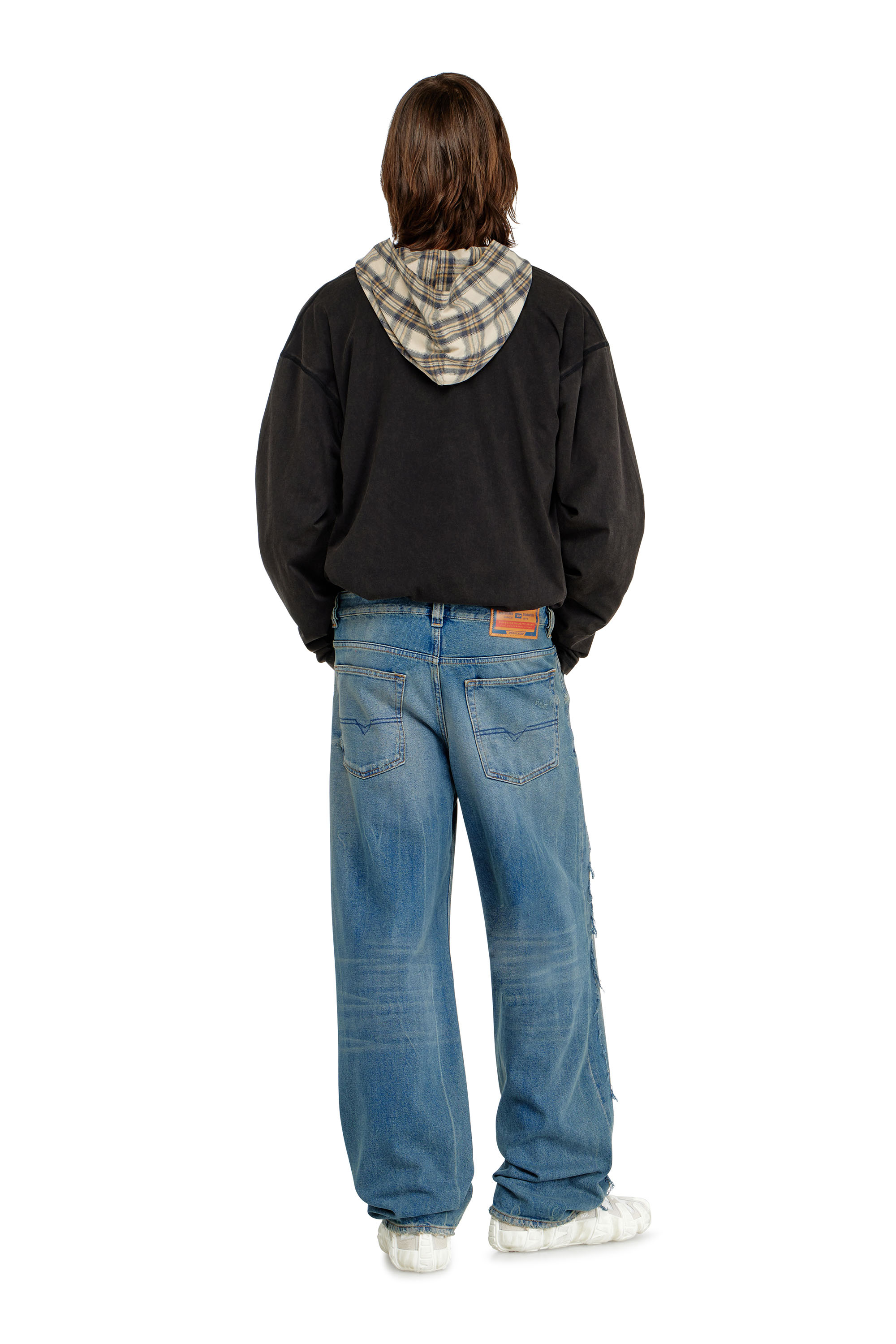 Diesel - Man's Relaxed Jeans 2001 D-Macro 09N27, Medium blue - 4