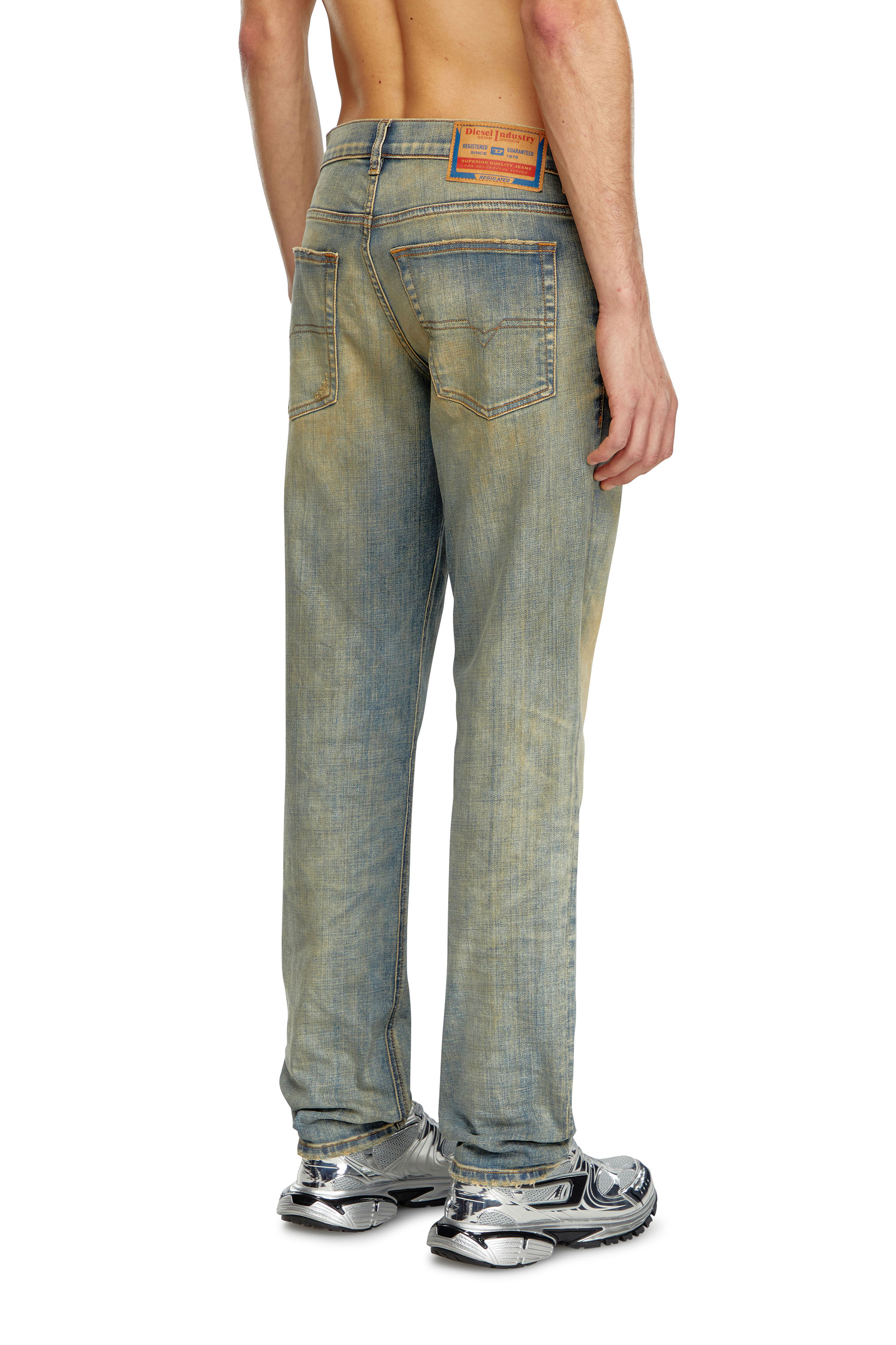 Diesel - Man Tapered Jeans 2023 D-Finitive 09J51, Medium blue - Image 3