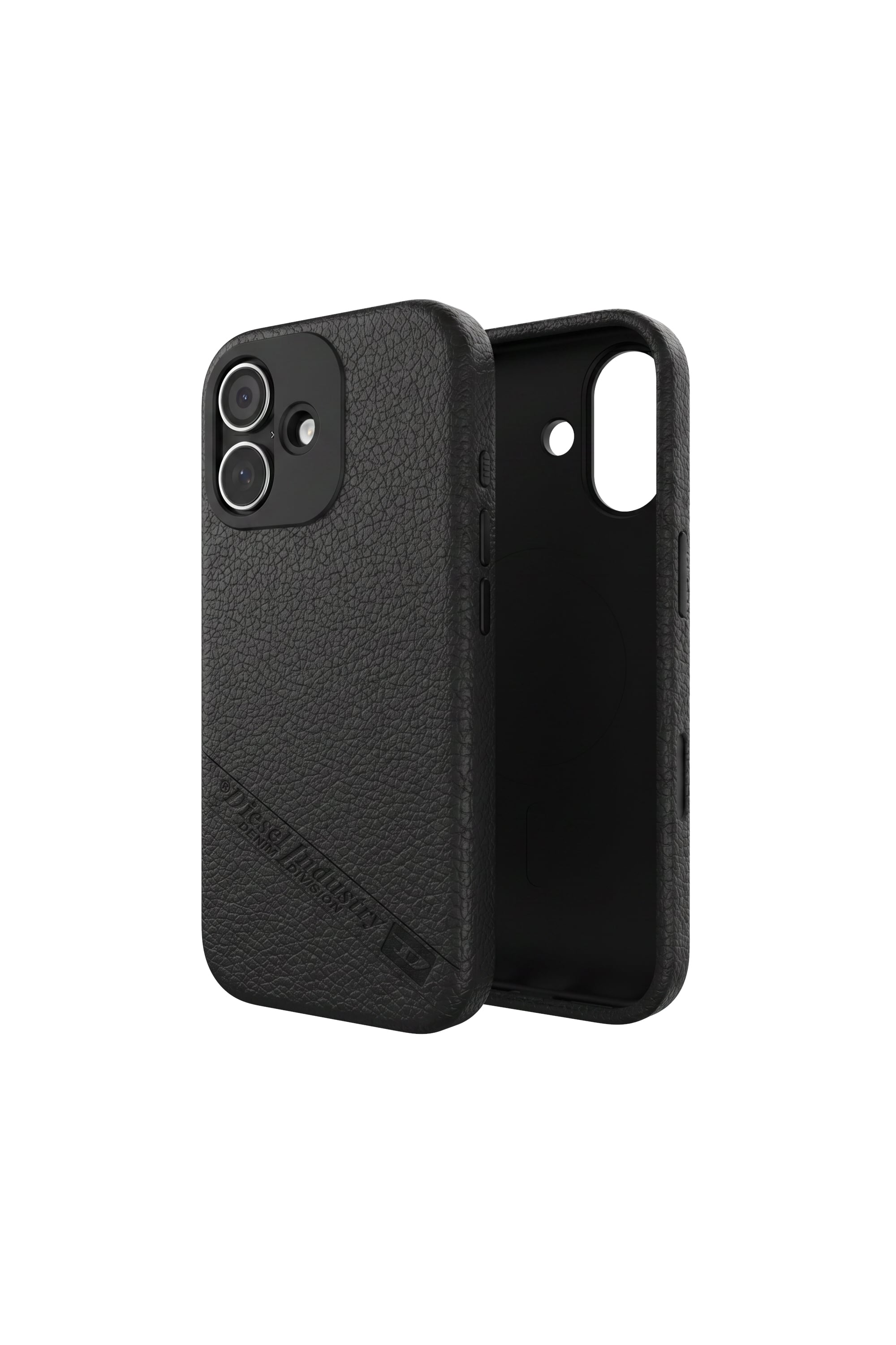 Diesel - 60640 MOULDED CASE, Unisex's Flag D case with MagSafe for iPhone 17 in Black - 1
