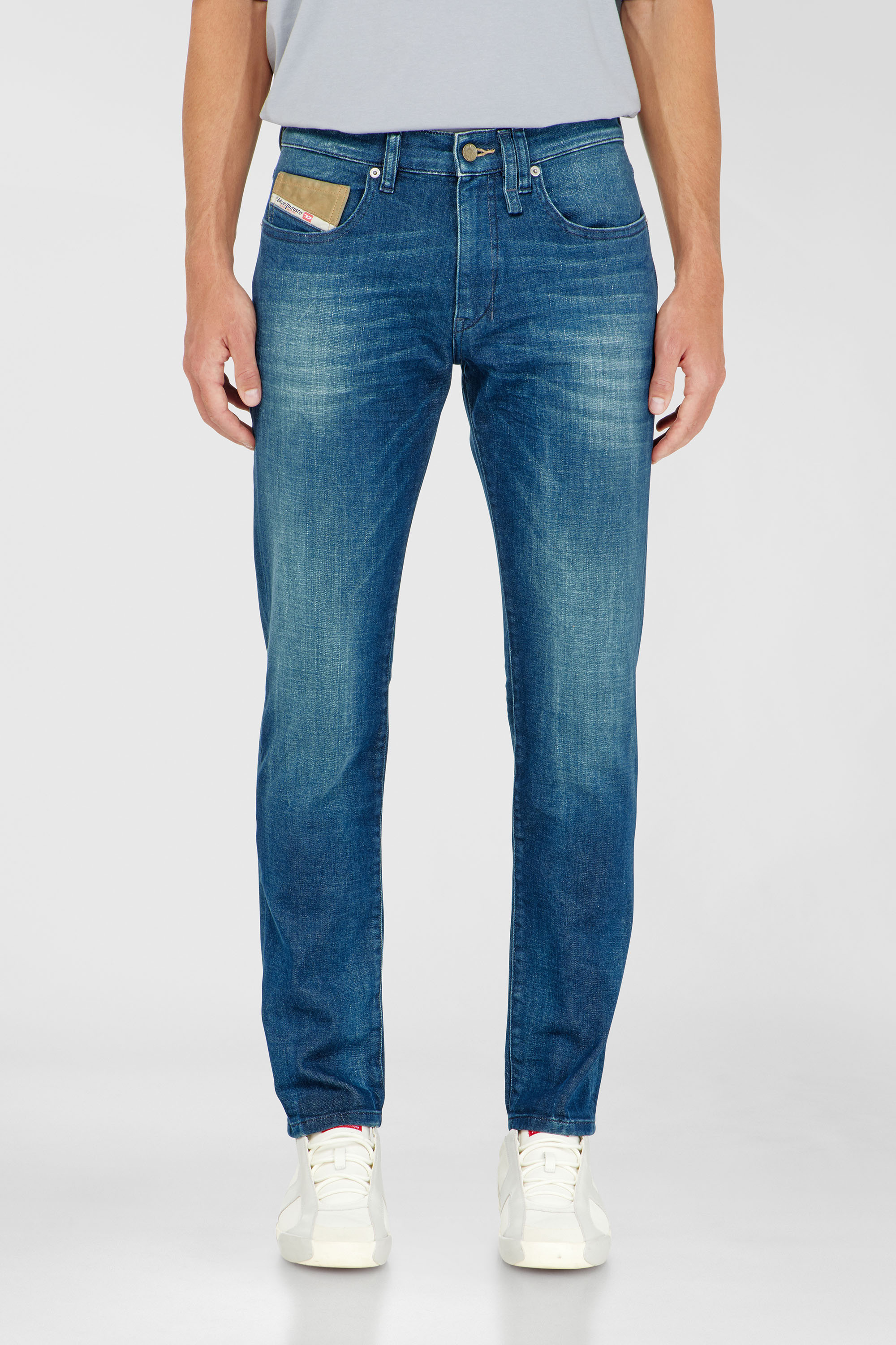 Diesel - Man's Slim Jeans 2019 D-Strukt 0PBBZ, Medium blue - 1
