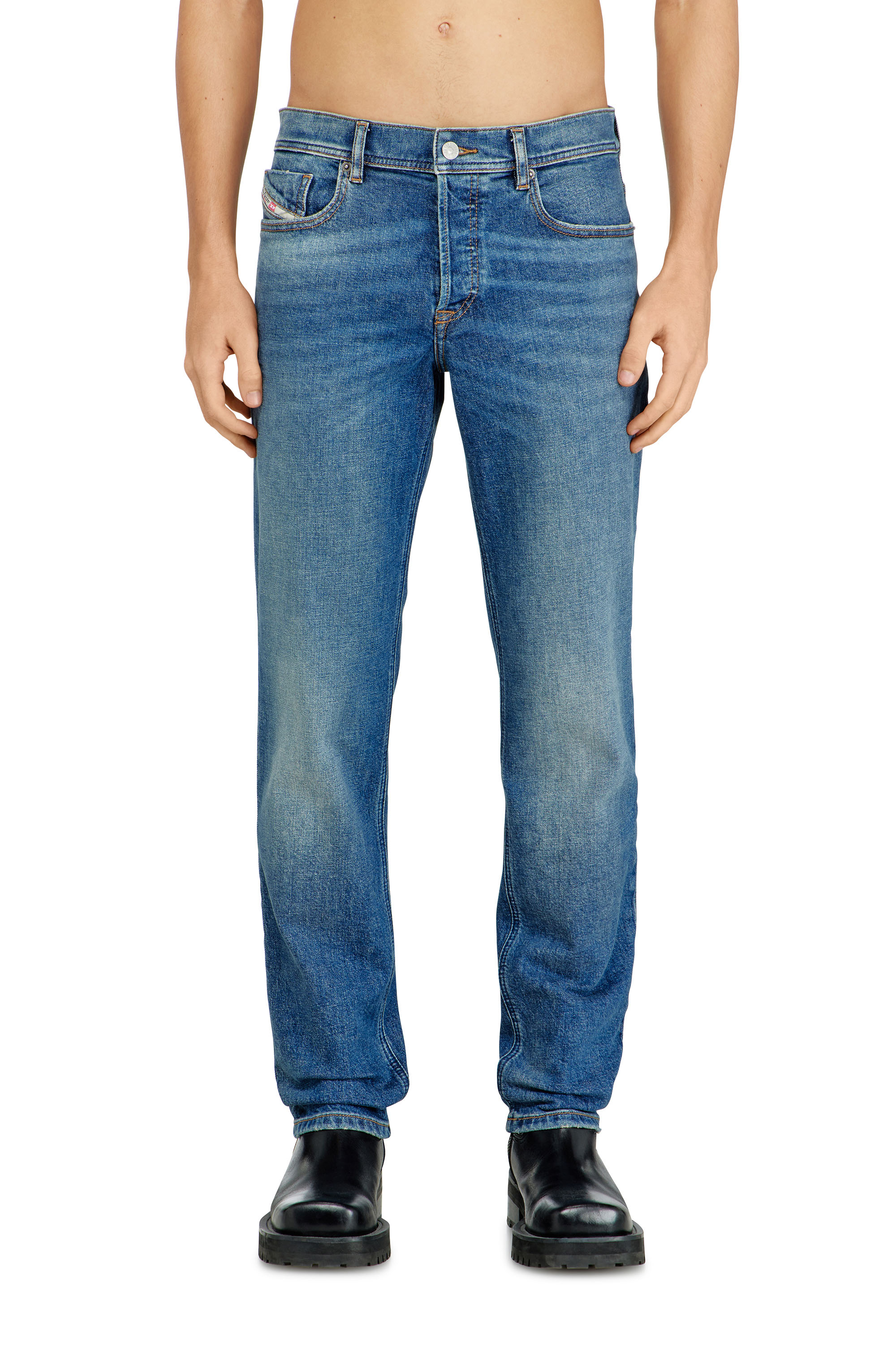 Diesel - Man's Regular Jeans 2023 D-Finitive 0BEBD, Blue - 1