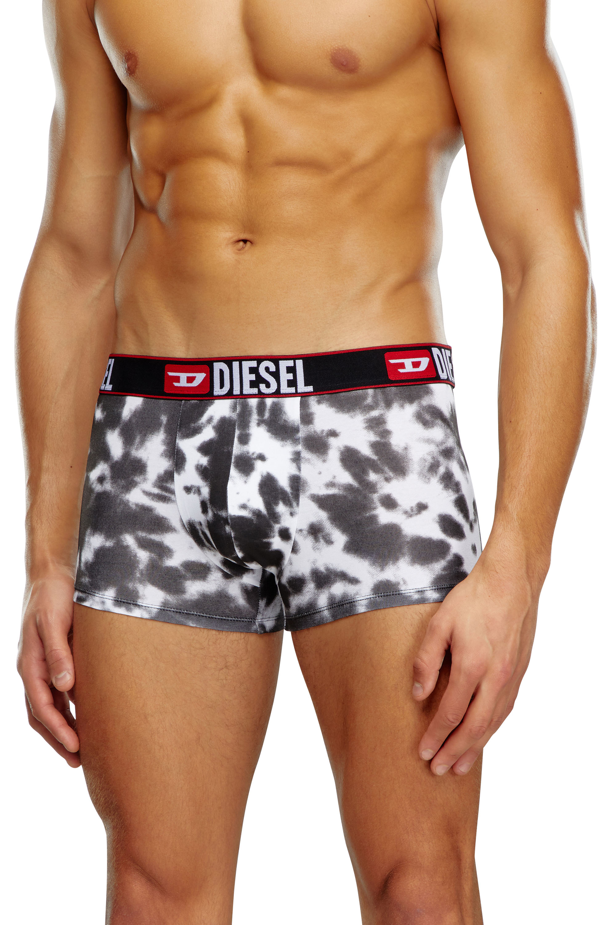 Diesel - UMBX-DAMIENTHREEPACK, Man Three-pack boxer briefs plain and tie-dye in Black - Image 2