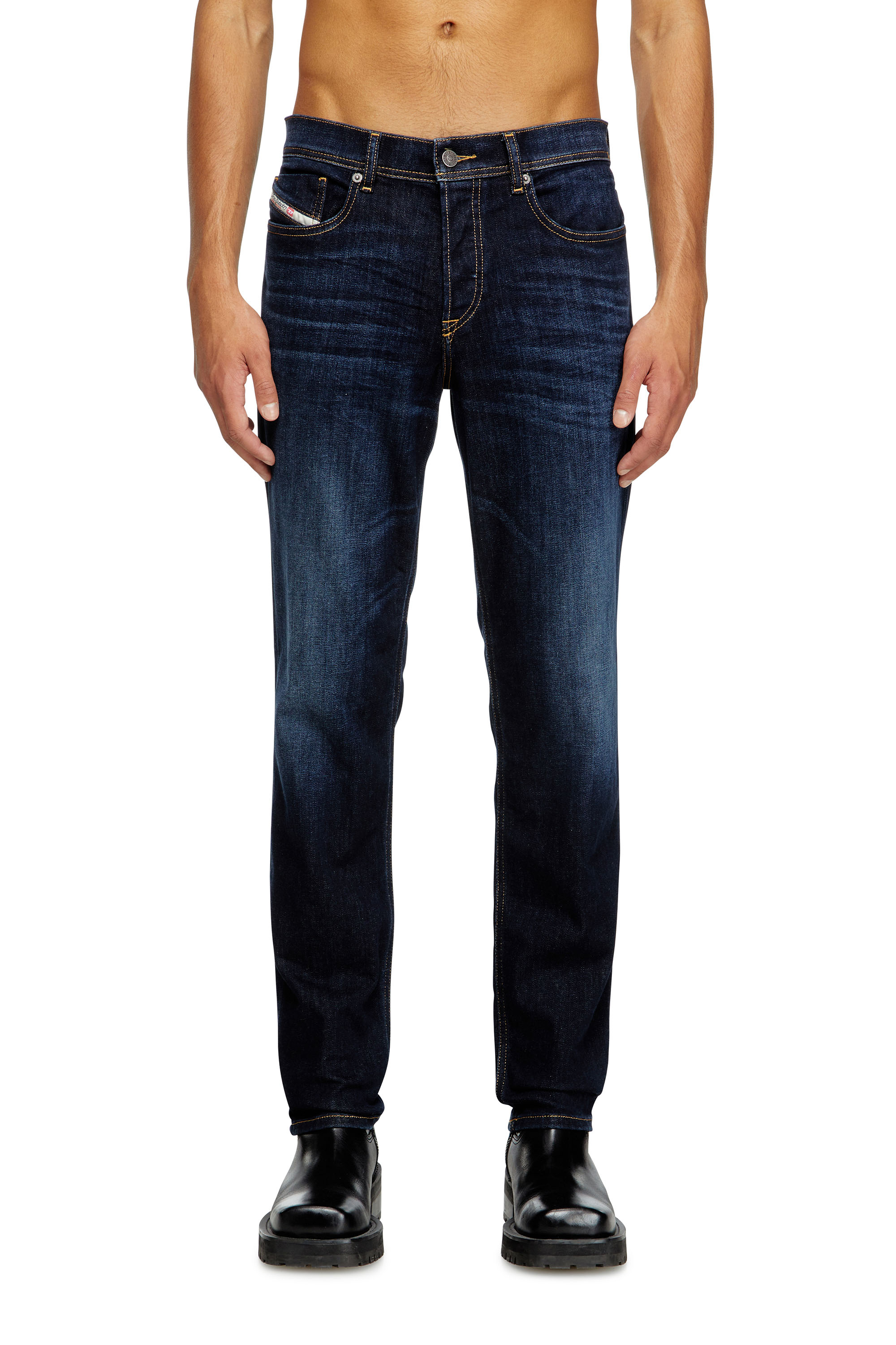 Diesel - Man's Regular Jeans 2023 D-Finitive 009ZS, Dark Blue - 3