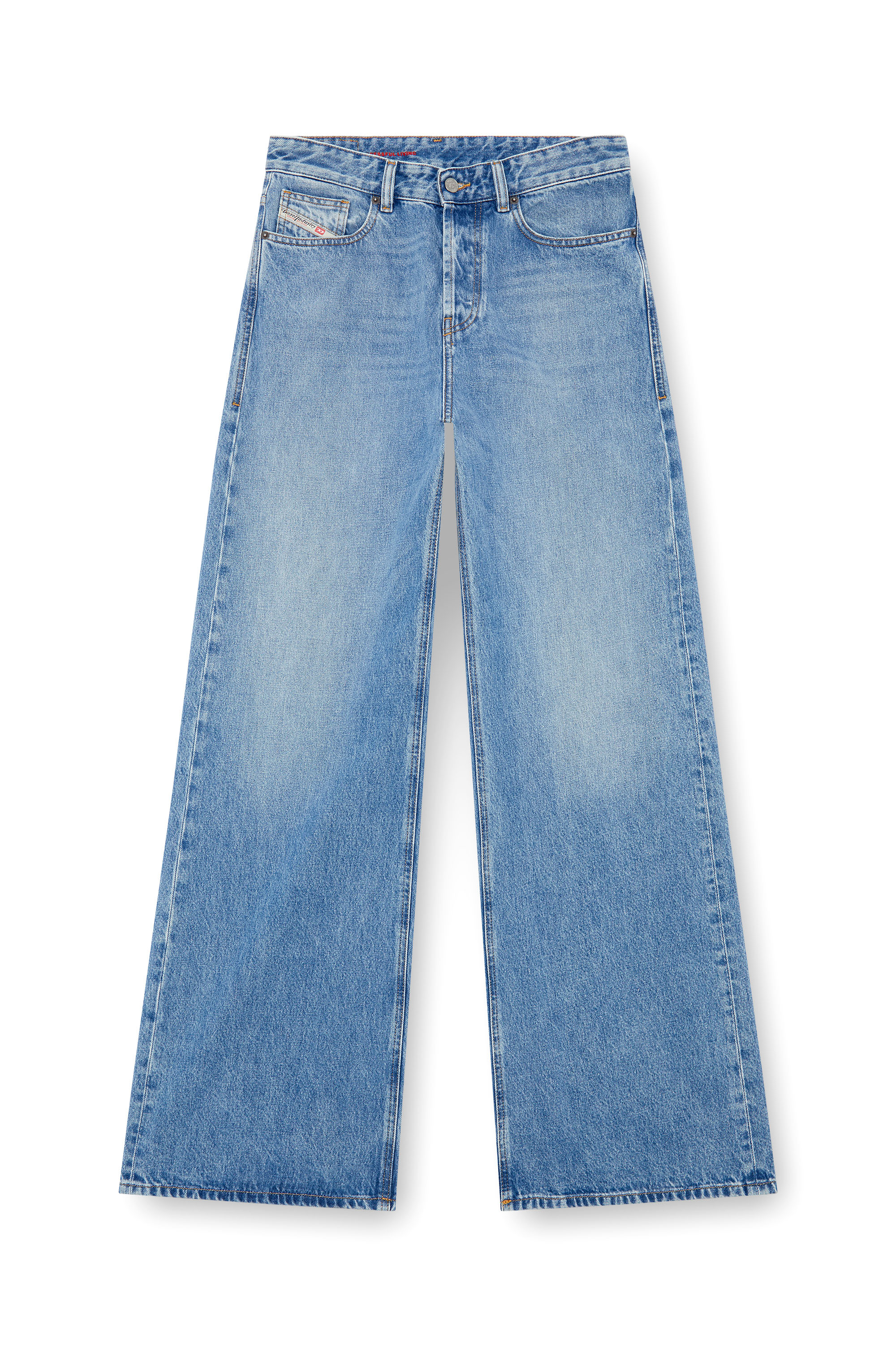 Diesel - Unisex's Relaxed Jeans 1996 D-Sire 09I29, Light Blue - 3