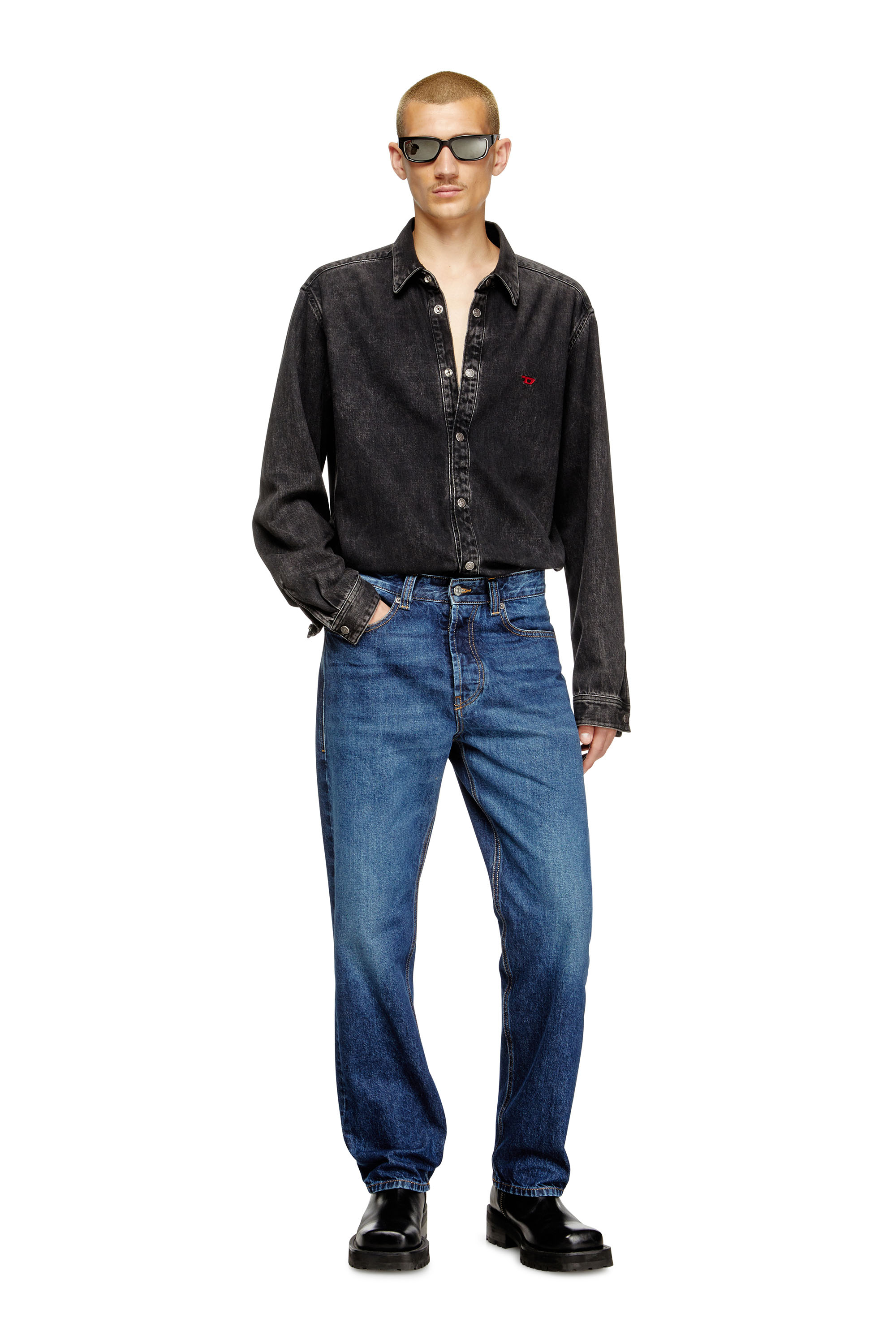 Regular Jeans 2024 D-Macs 09I27, Medium blue Diesel - Man's Regular Jeans 2024 D-Macs 09I27, Medium blue - 1