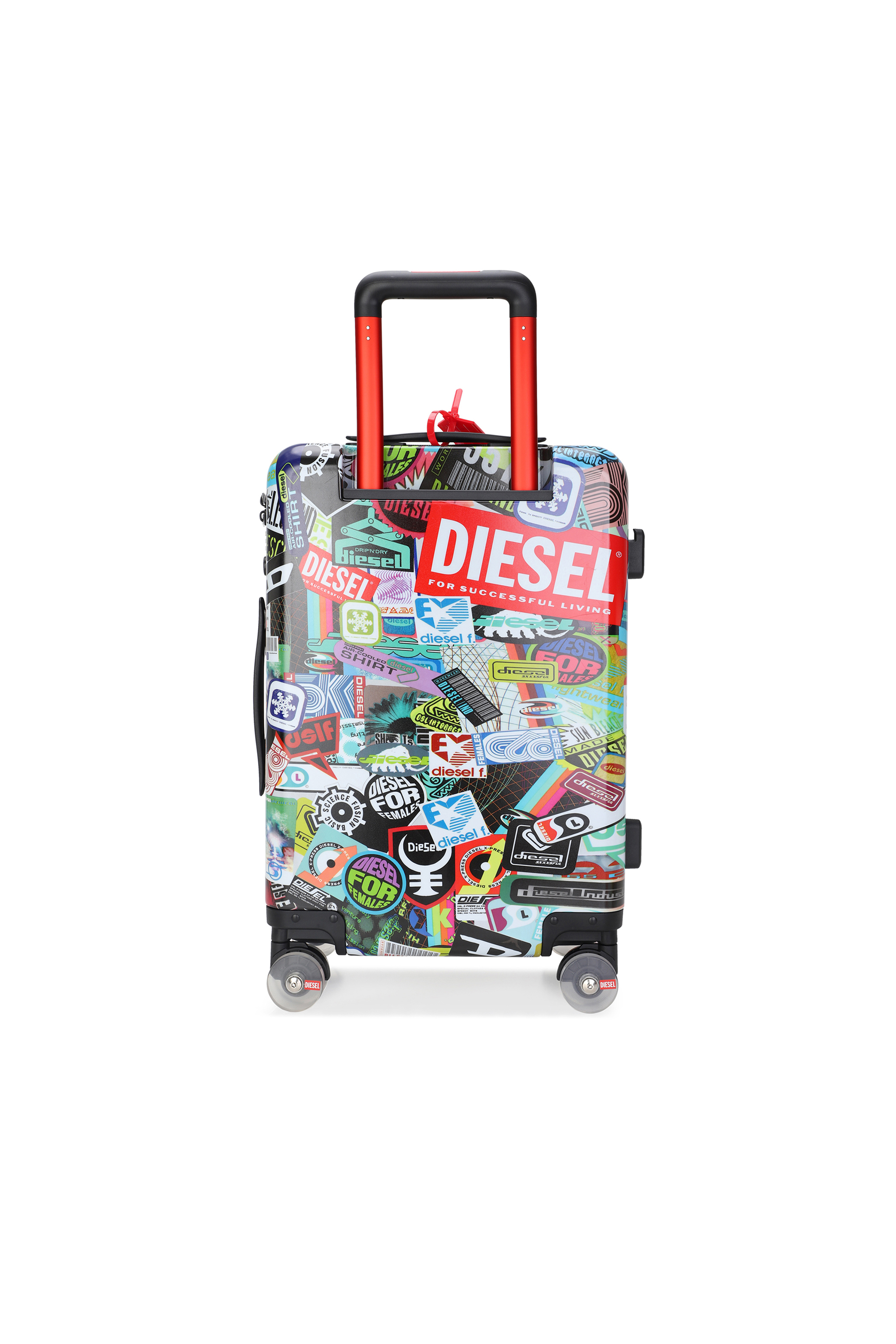 Diesel - DIESEL PC PRINTED TROLLEY-STICKERS- DSL0, Unisex's Sticker style suitcase size S in Multicolor - 2