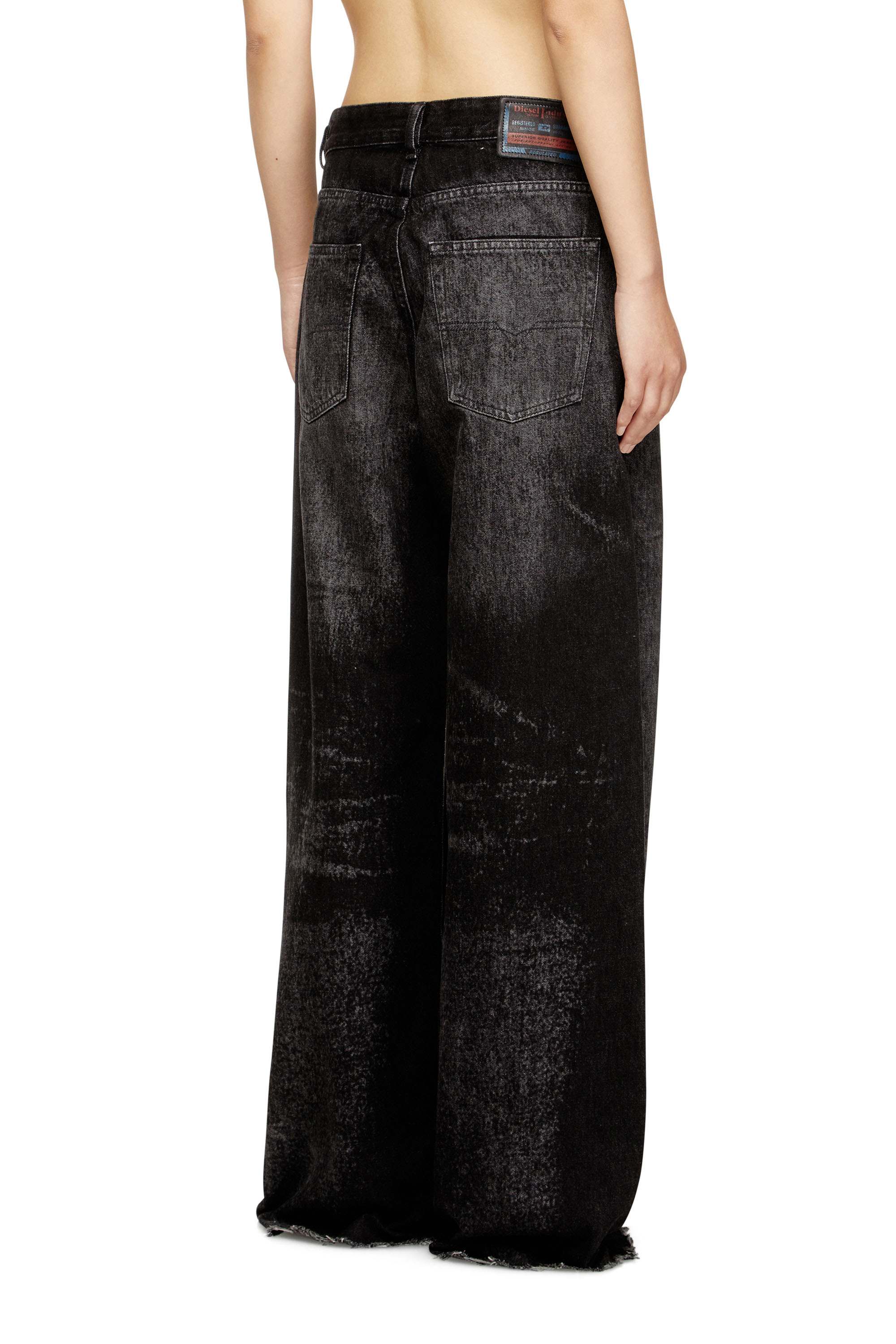 Relaxed Jeans 1996 D-Sire 007DB, Black/Dark grey Diesel - Woman's Relaxed Jeans 1996 D-Sire 007DB, Black/Dark grey - 4