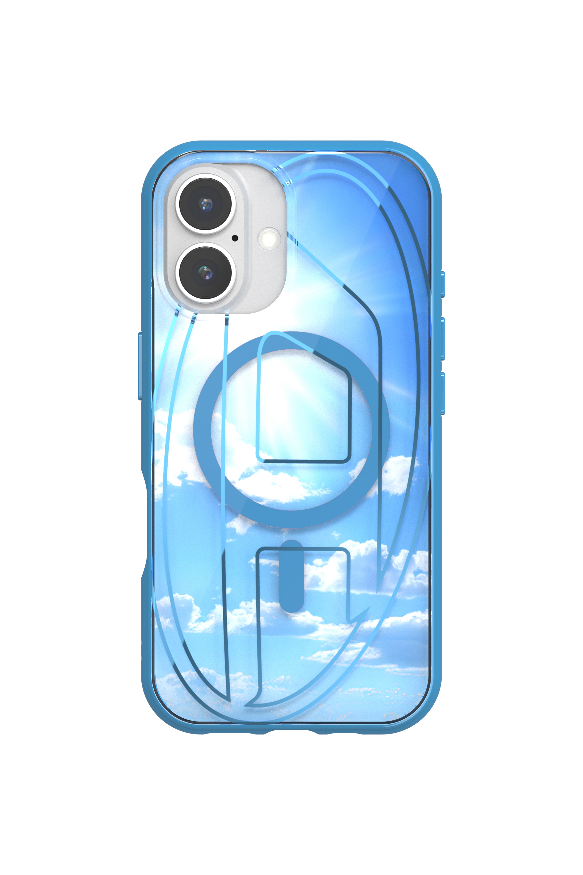 Diesel - 60252 AOP CASE, Unisex's Oval D Case with Magsafe iPhone 16 in Azure - 4