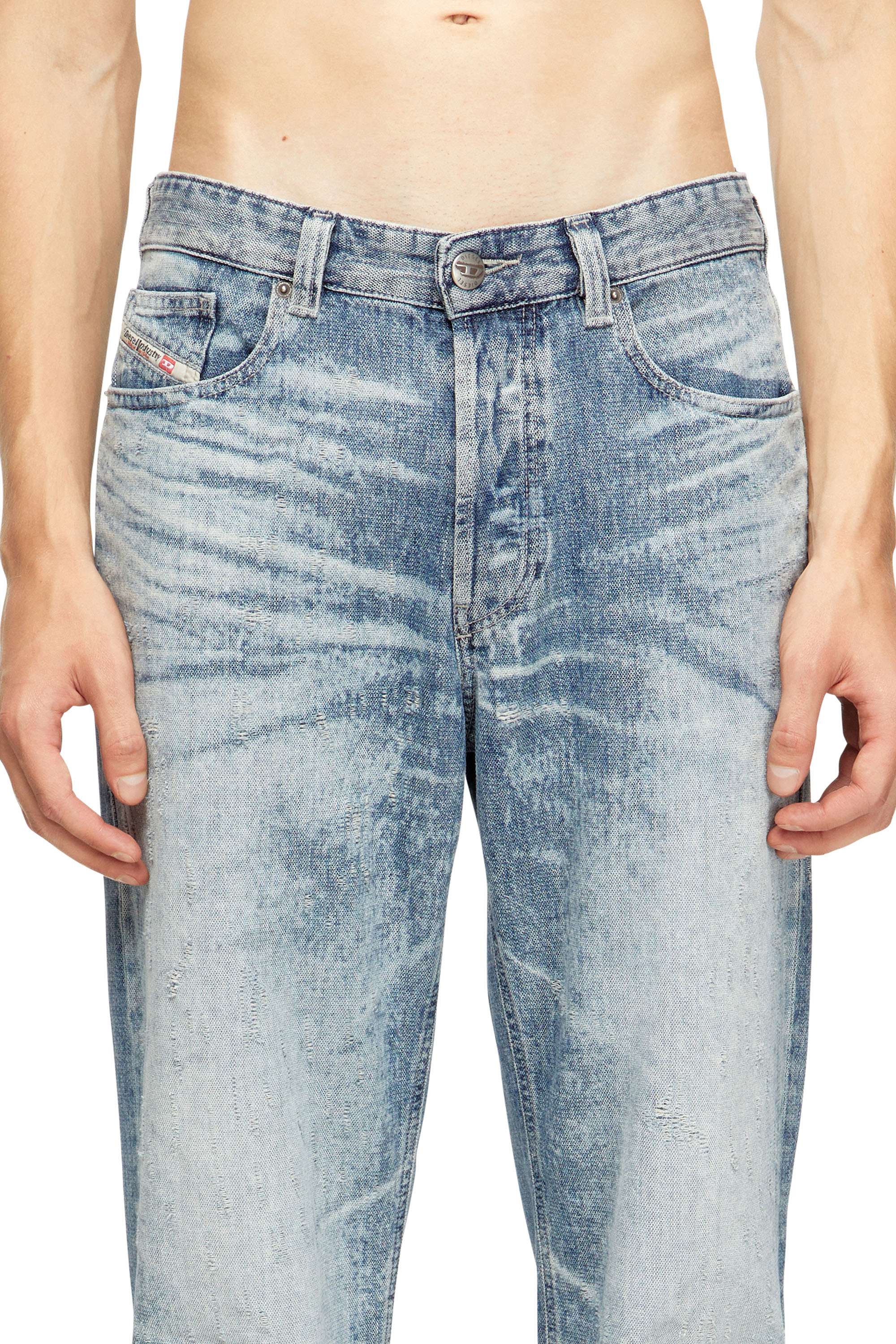 Regular Jeans 2024 D-Macs 068TY, Light Blue Diesel - Man's Regular Jeans 2024 D-Macs 068TY, Light Blue - 5