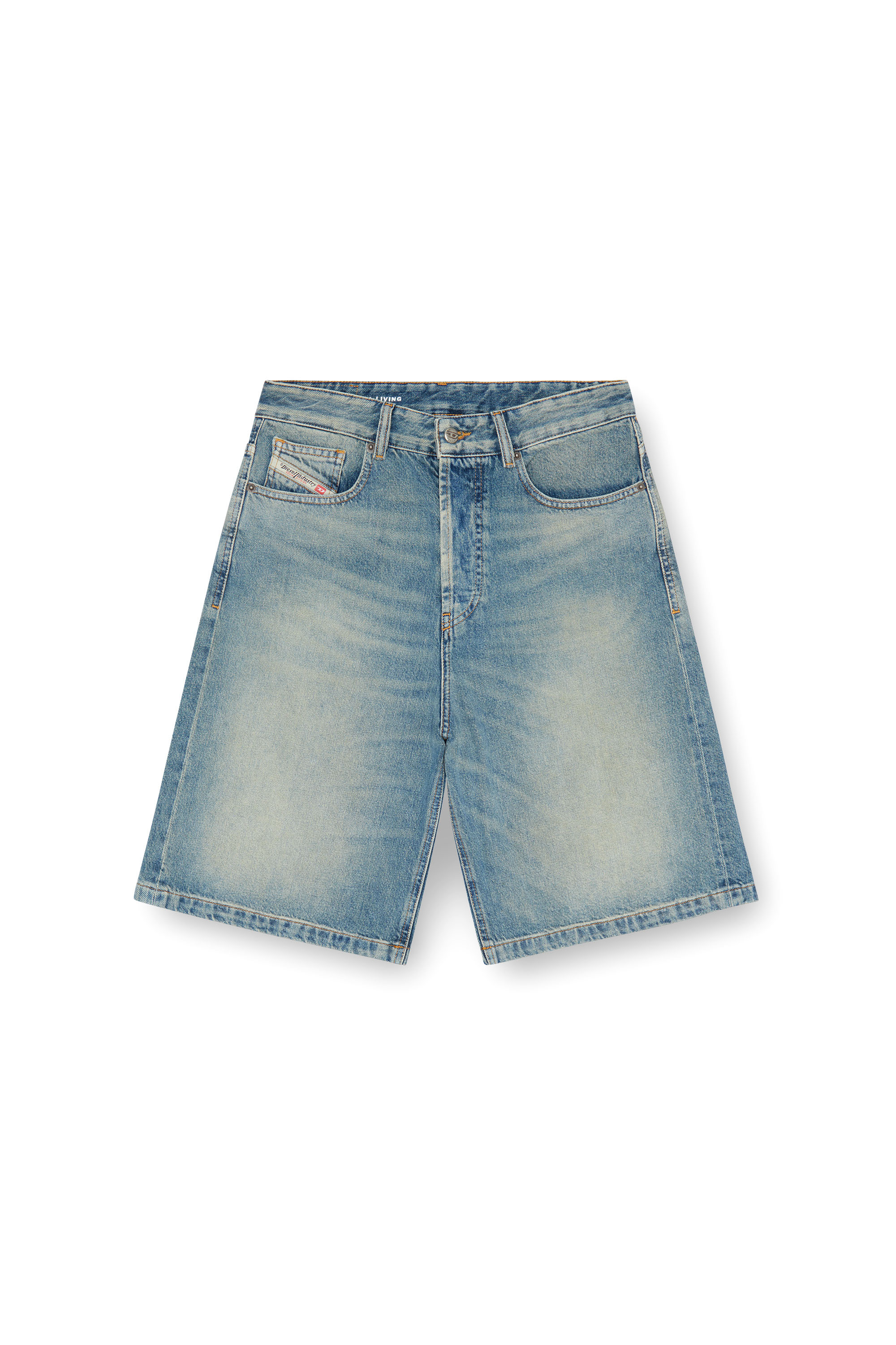 Diesel - DE-SIRE-SHORT, Woman Denim shorts in Blue - Image 4