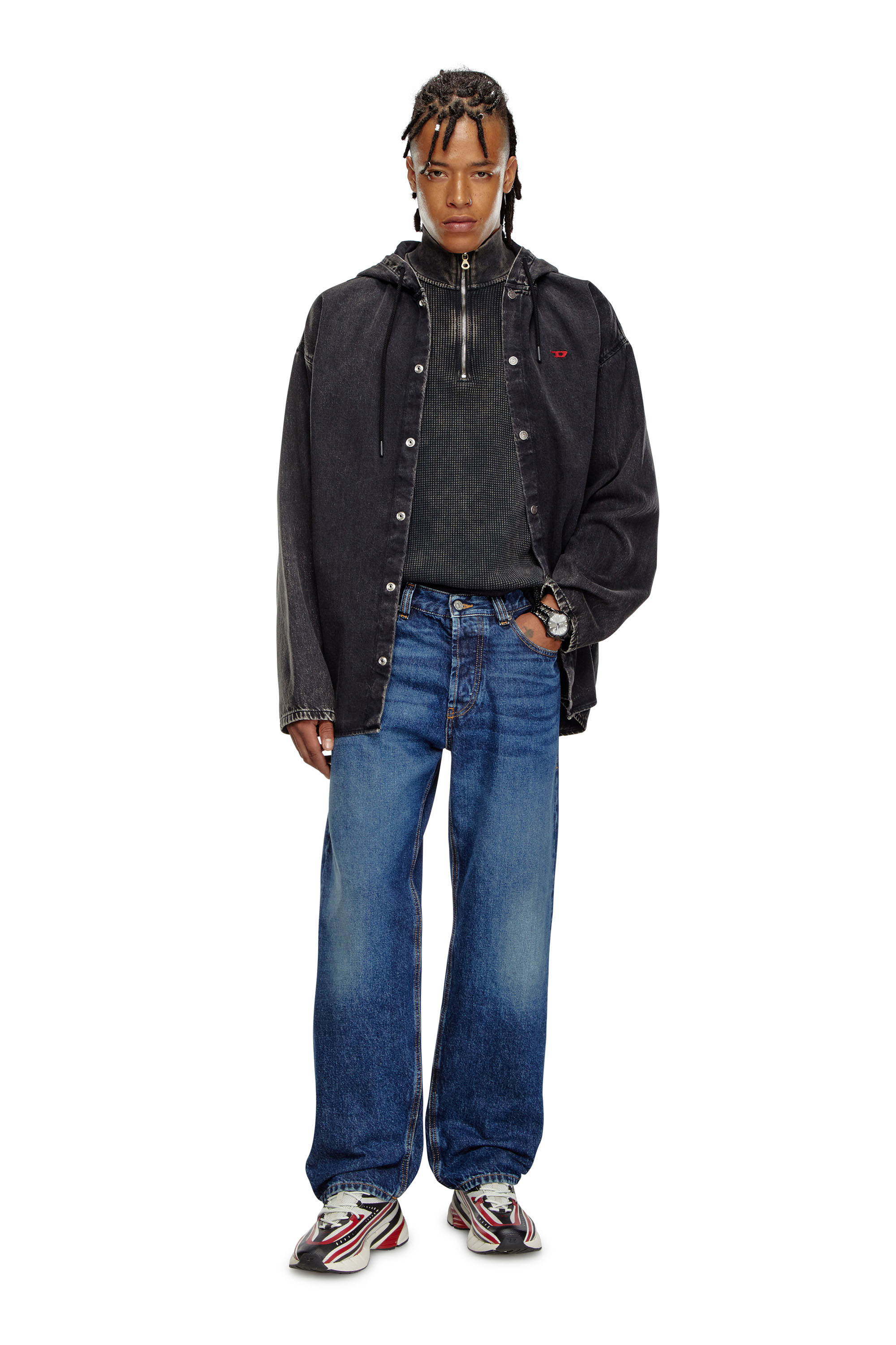 Diesel - Man's Straight Jeans 2010 D-Macs 09I27, Dark Blue - 2