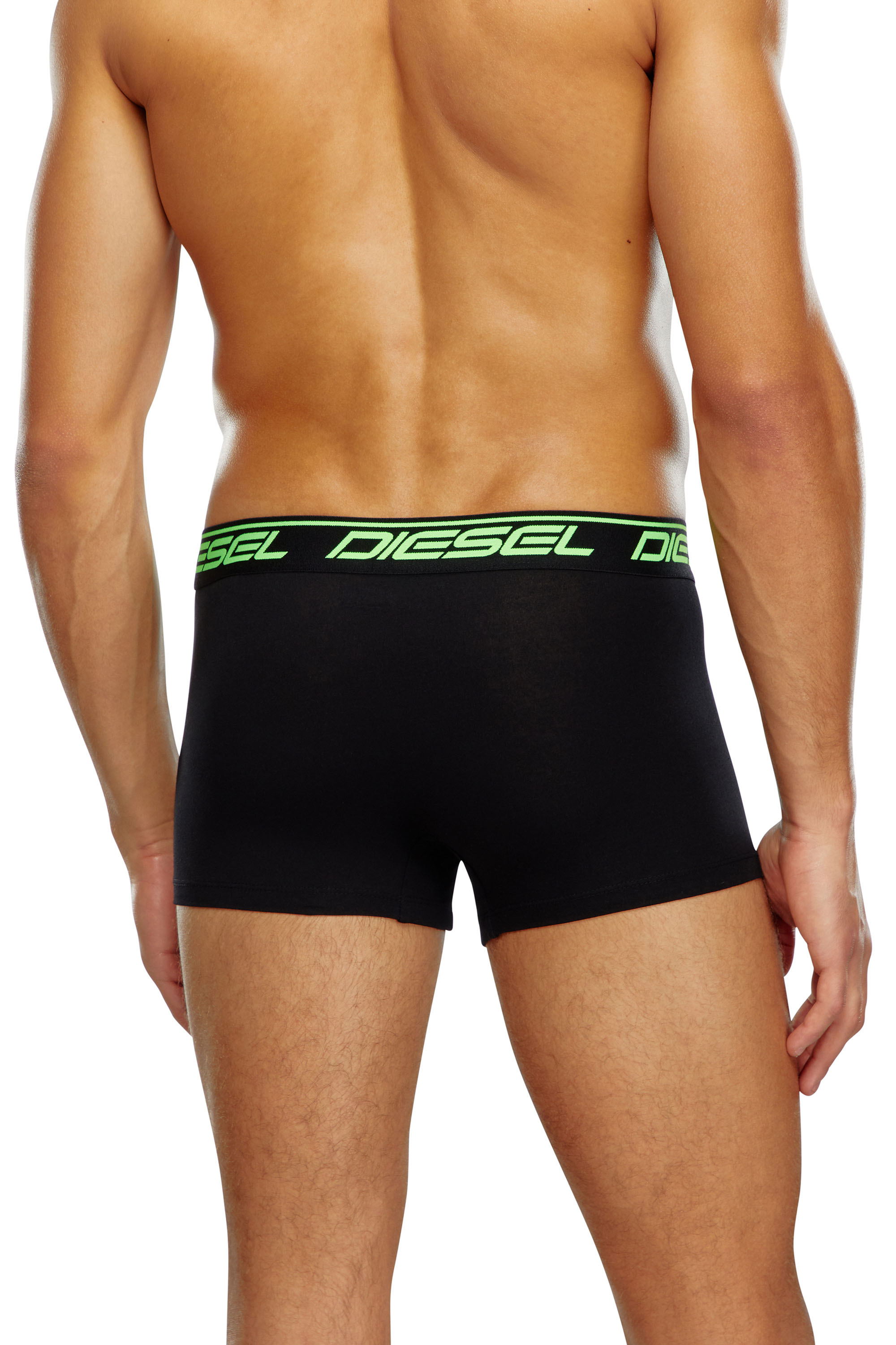 Diesel - UMBX-DAMIENTHREEPACK, Man Three-pack neon-logo boxer briefs in Black - Image 3