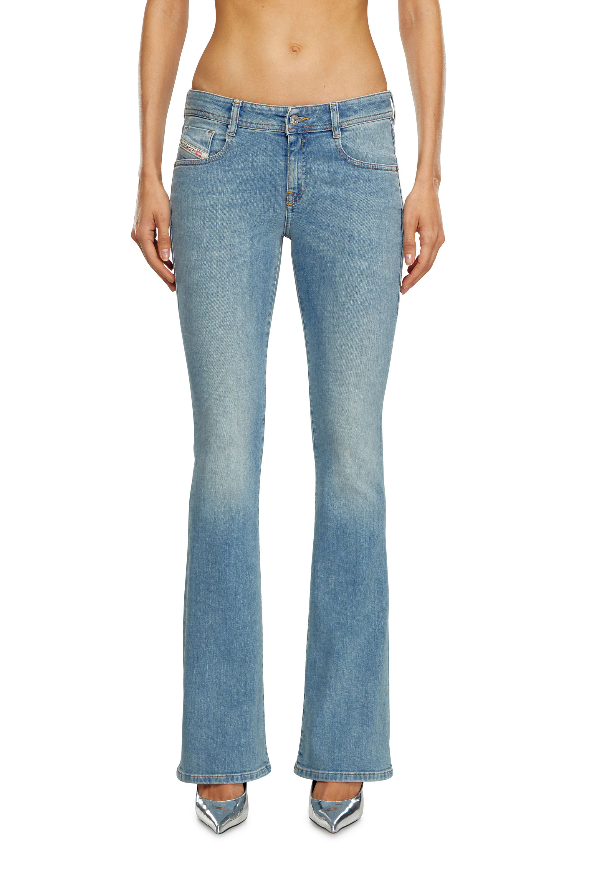 Diesel - Woman's Bootcut Jeans 1969 D-Ebbey 09J16, Light Blue - 3
