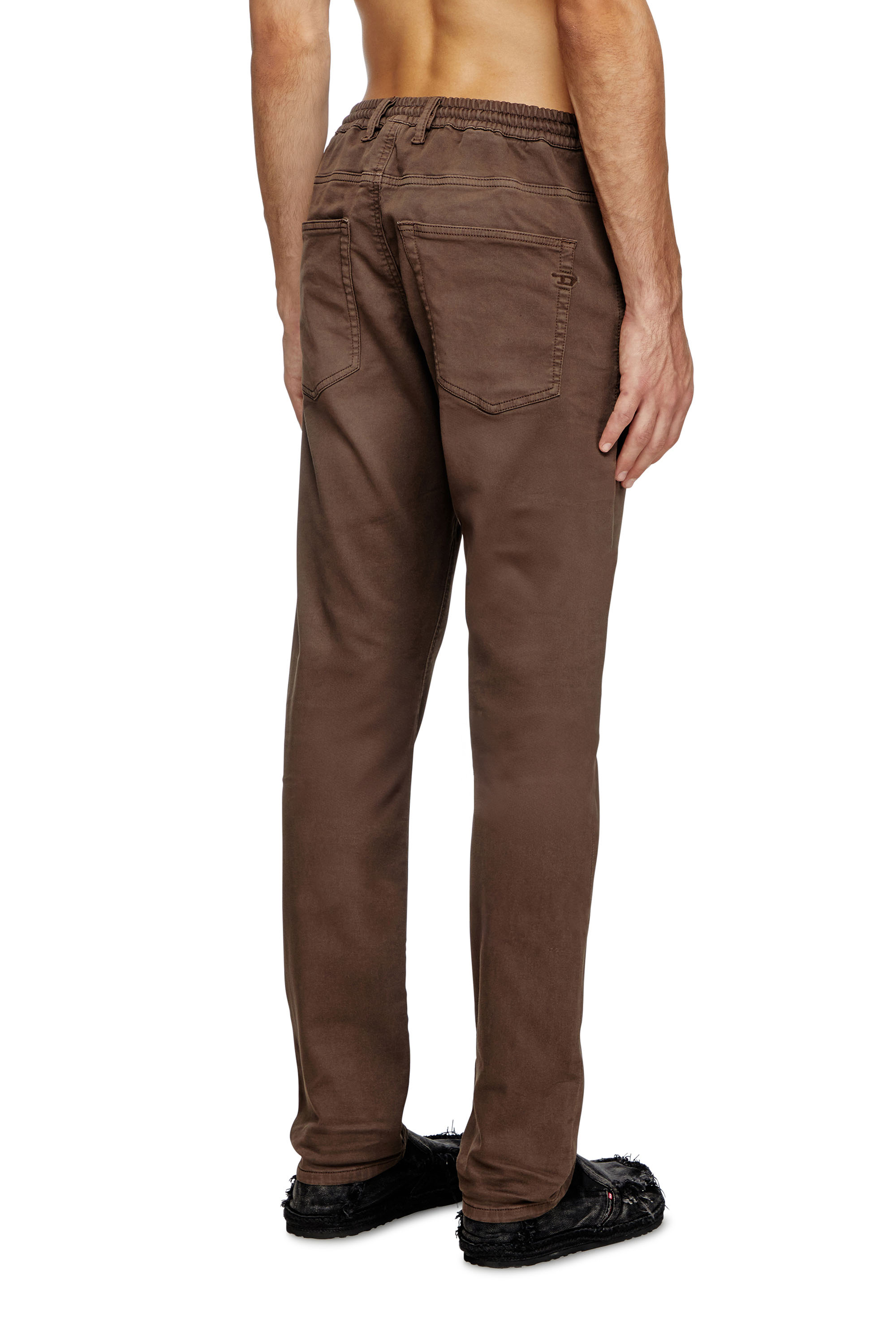 Diesel - Man's Regular 2030 D-Krooley Joggjeans® 0670M, Brown - 4