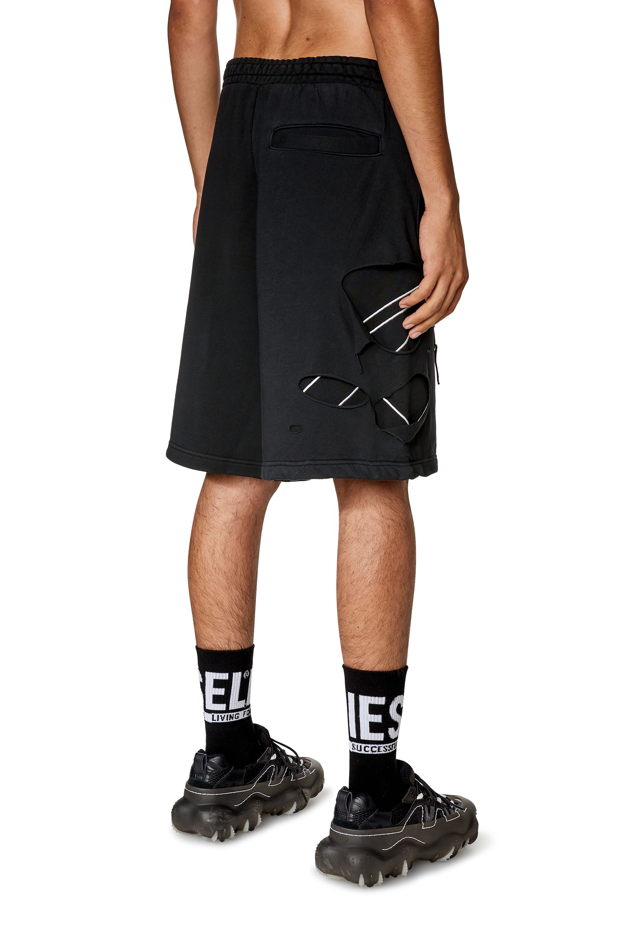 Diesel - P-CROWSTRAPOVAL, Black - Image 4