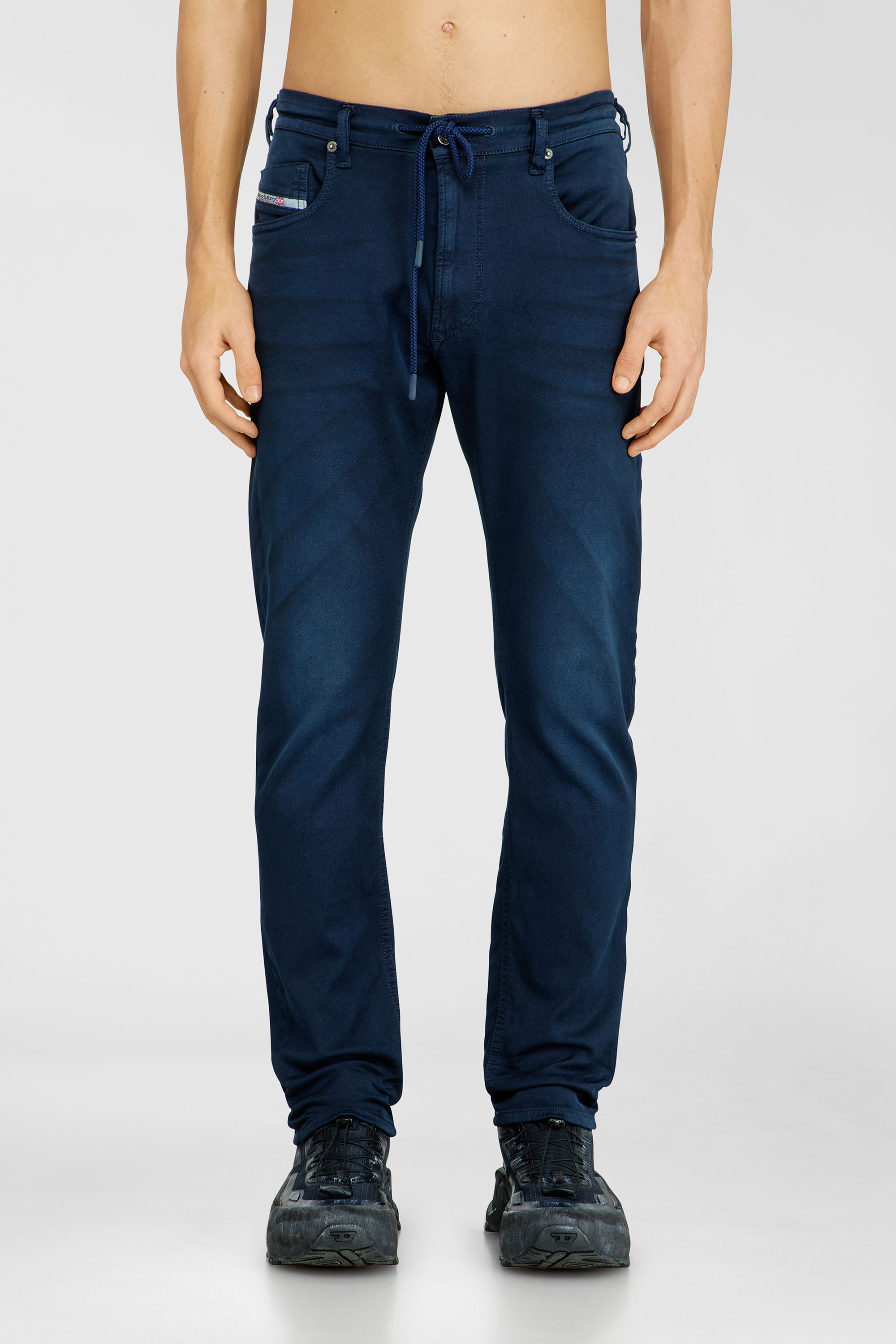 Diesel - Man's Regular 2032 D-Krooley Joggjeans&reg; 0670M, Blue - 1