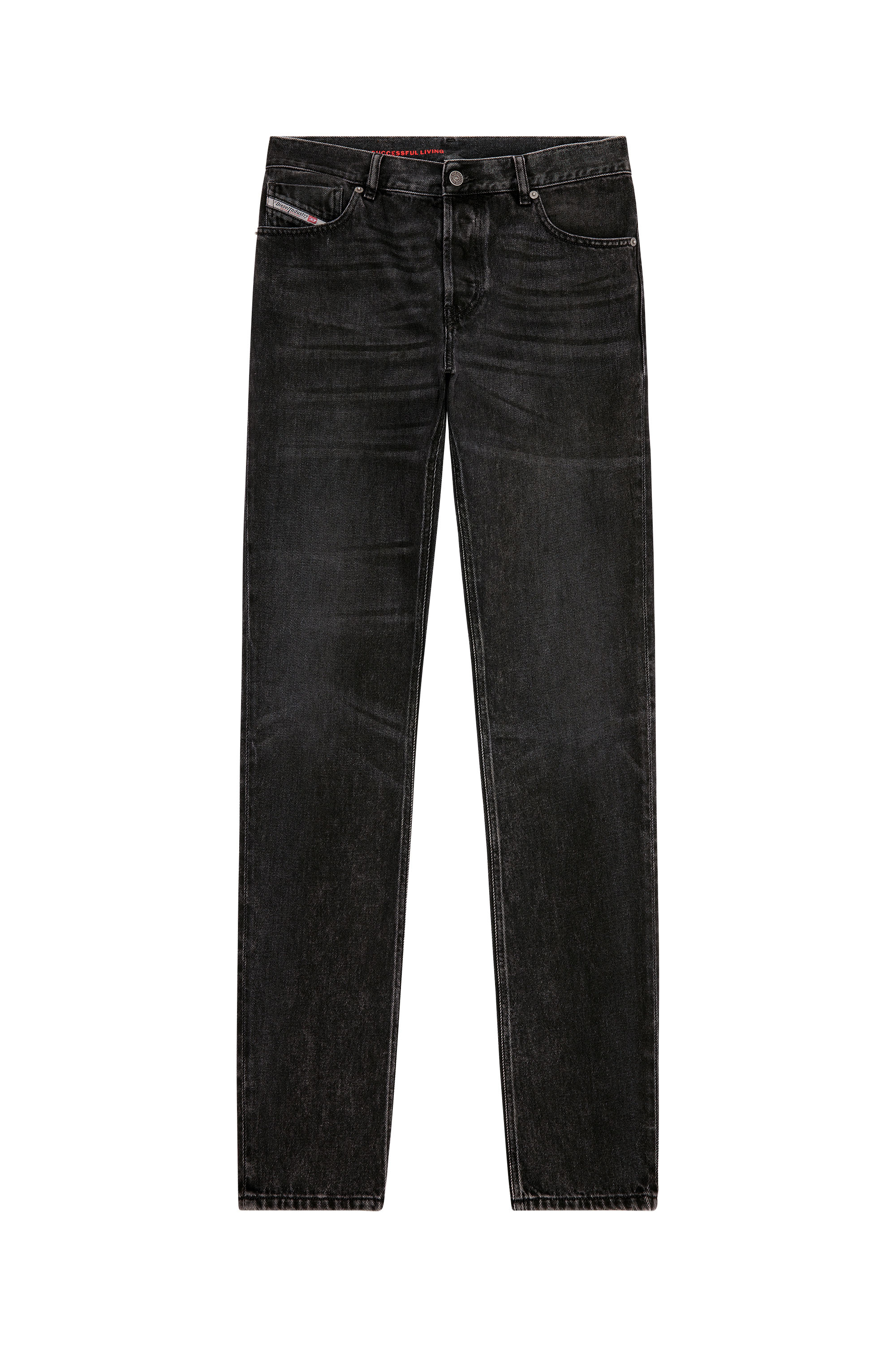 Diesel - Straight Jeans 1995 D-Sark 09B88, Black/Dark grey - Image 5