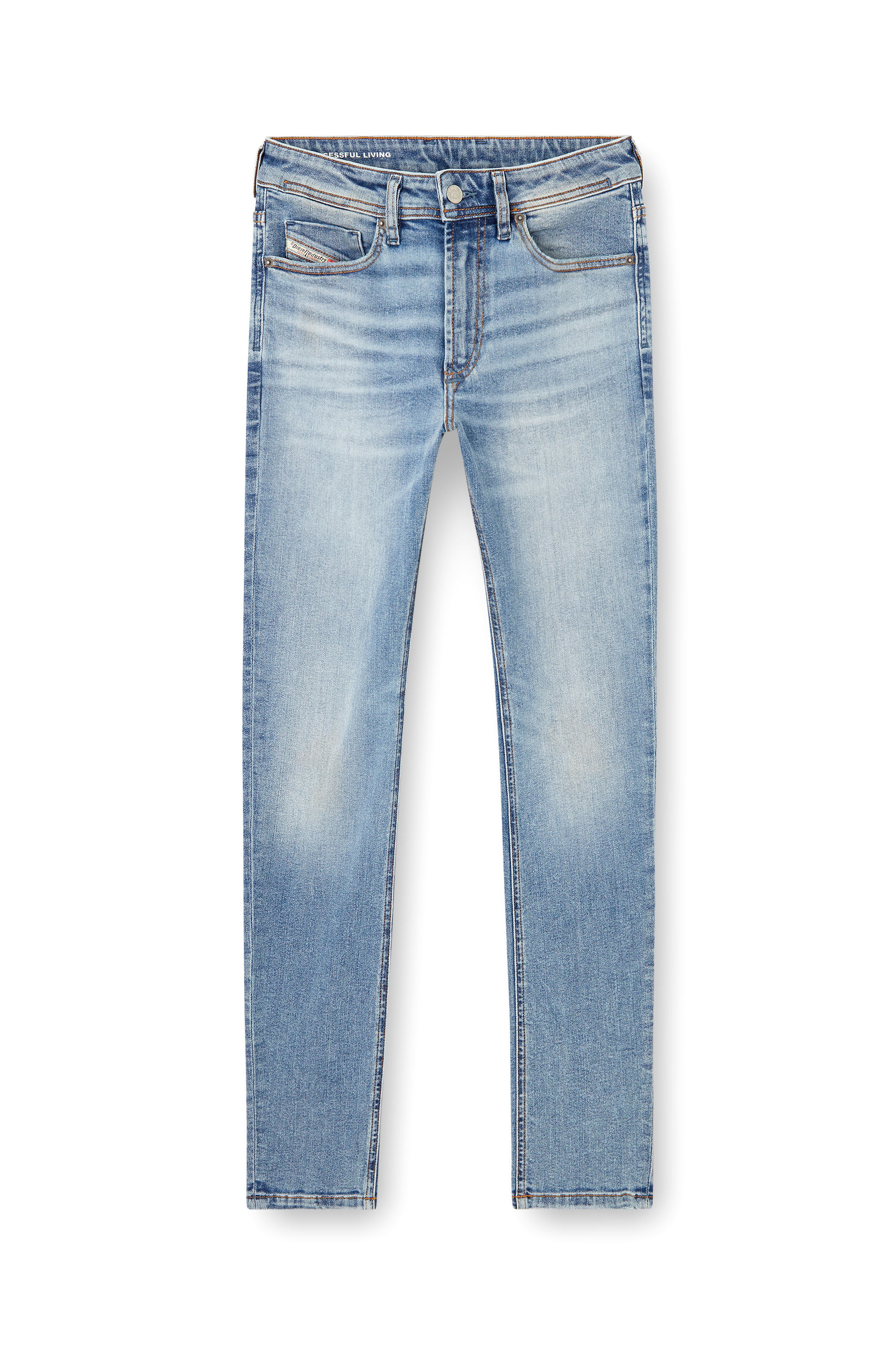 Diesel - Man's Skinny Jeans 1979 Sleenker 0DBDQ, Light Blue - 3