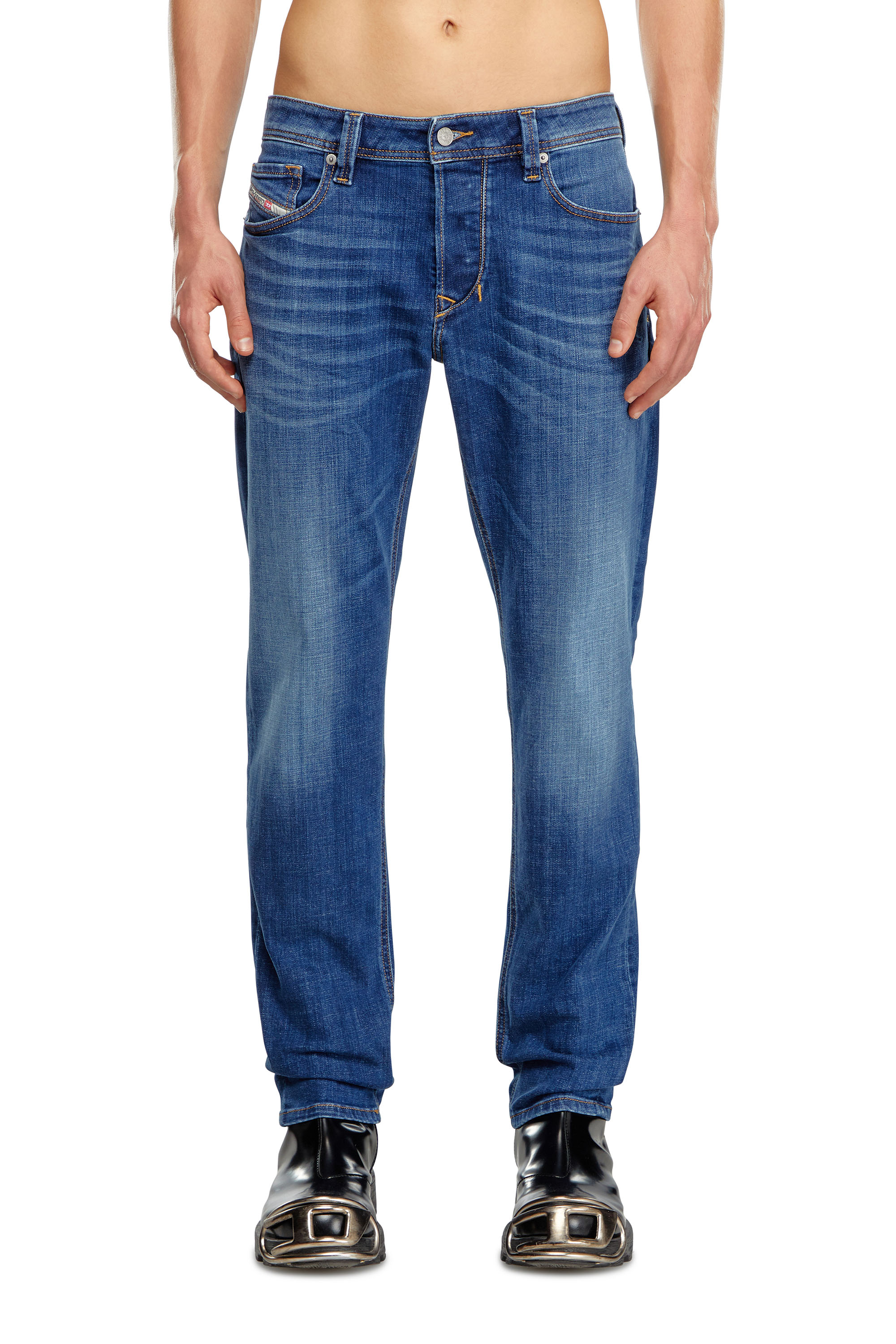 Diesel - Man Tapered Jeans 1986 Larkee-Beex 09K04, Medium blue - Image 1