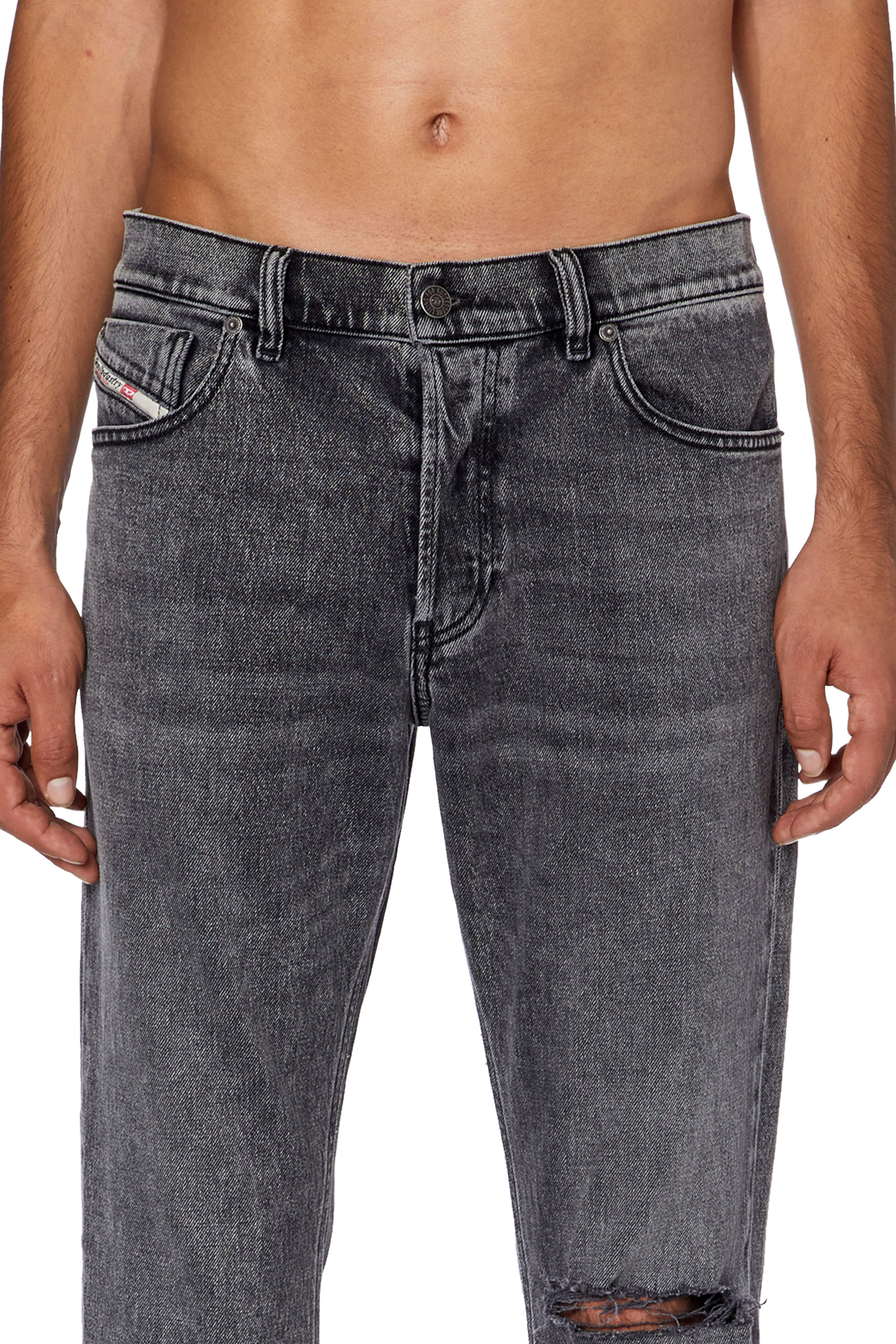 Diesel - Straight Jeans 1995 D-Sark 09G81, Grey - Image 3