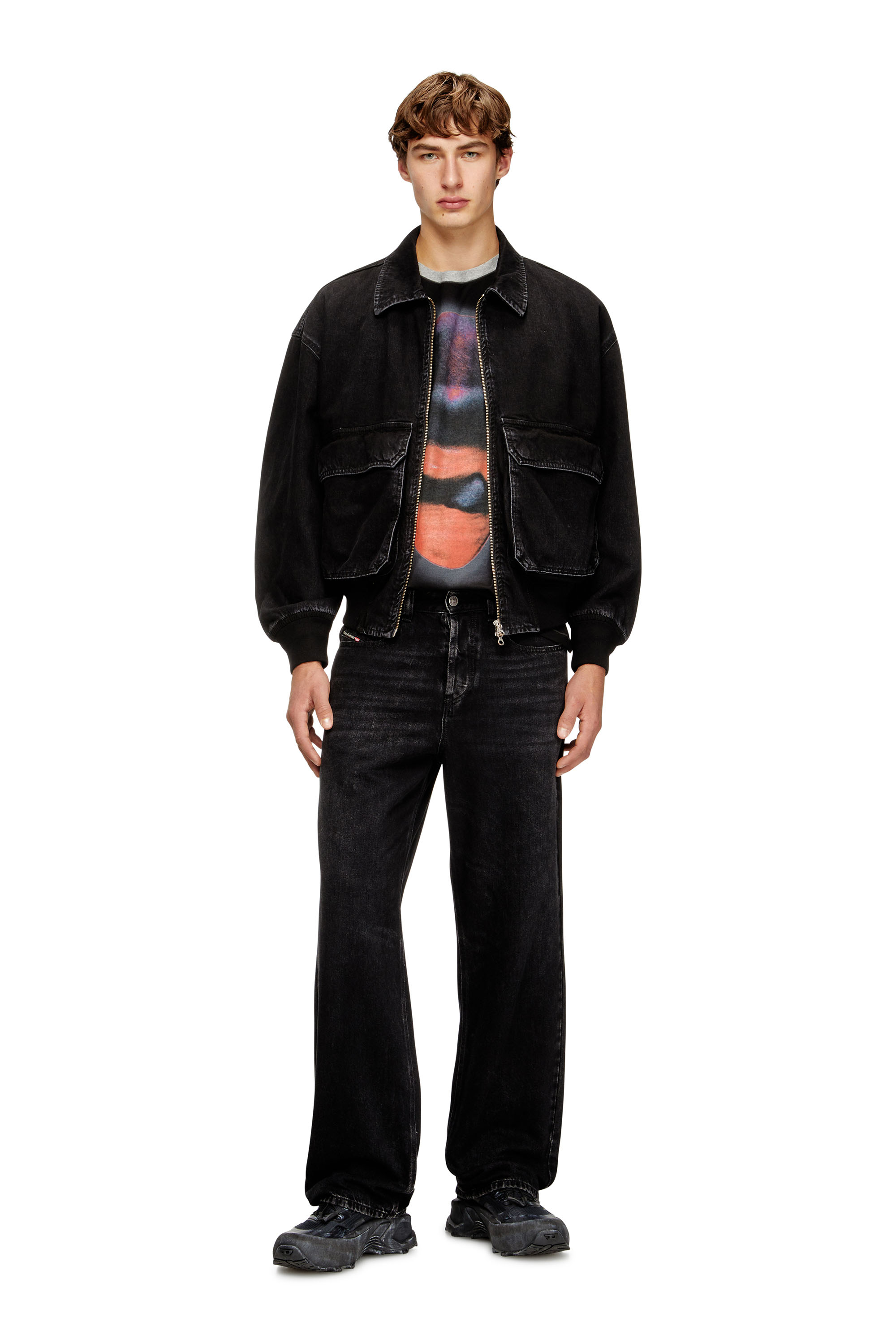 Diesel - D-KURZ, Unisex's Jacket in DNA denim in null - 2