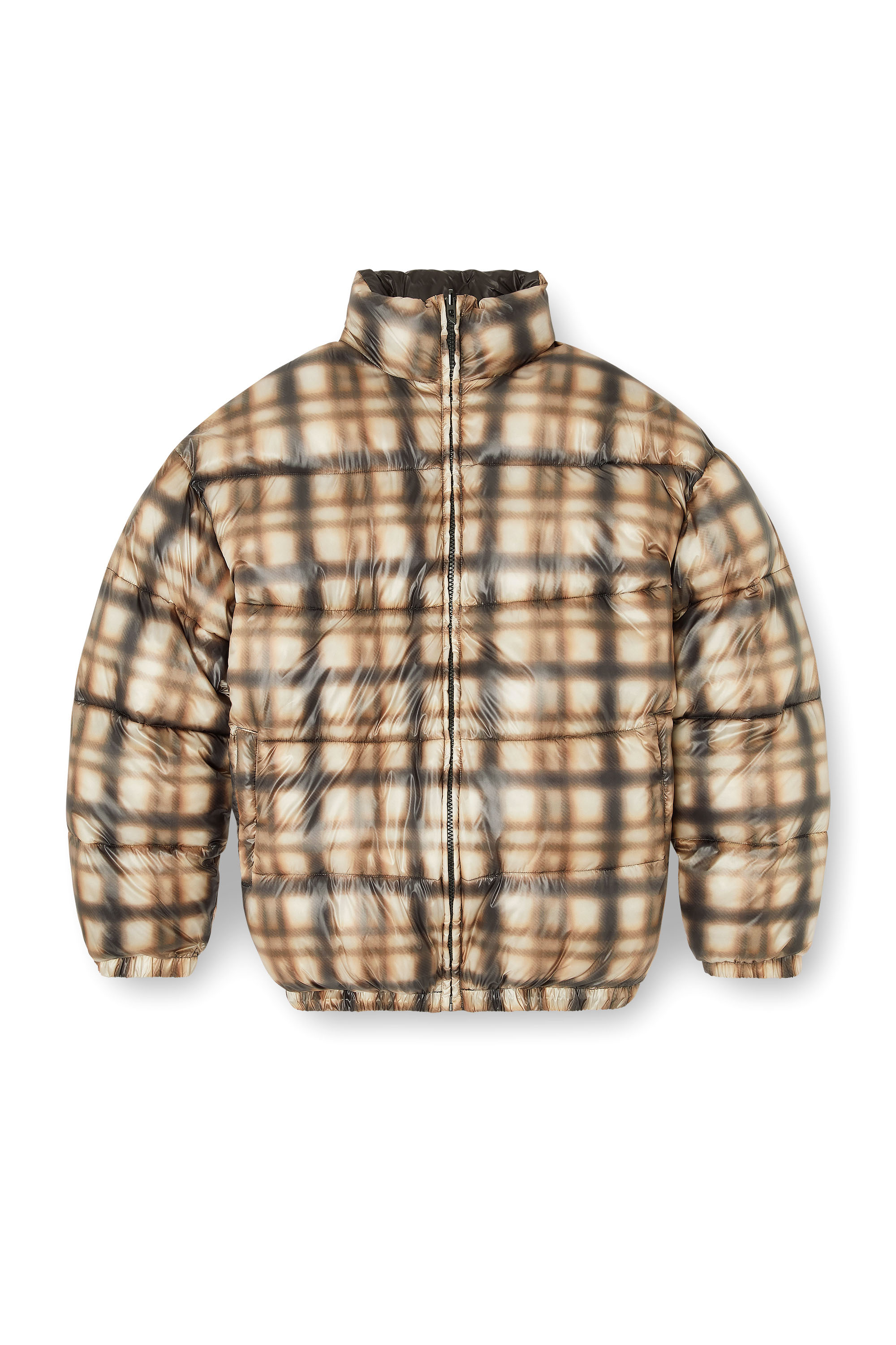 Diesel - W-BOURBON-ENBM, Man's Reversible padded bomber jacket in null - 3
