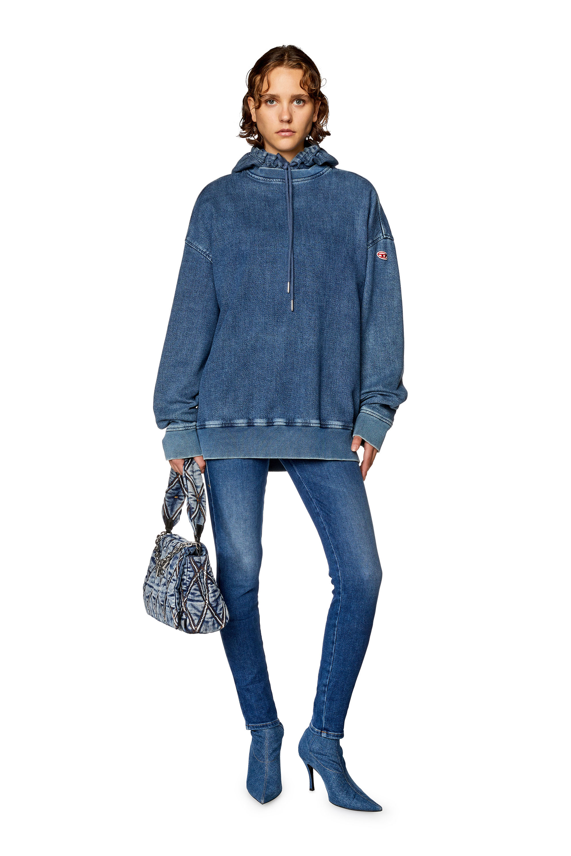 Diesel - Super skinny Jeans 2017 Slandy 09F86, Medium blue - Image 4