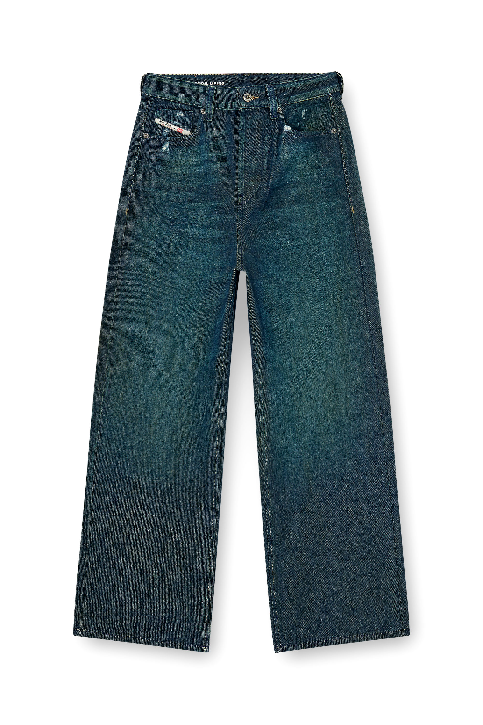 Diesel - Woman's Relaxed Jeans 1996 D-Sire 0ADBY, Dark Blue - 5