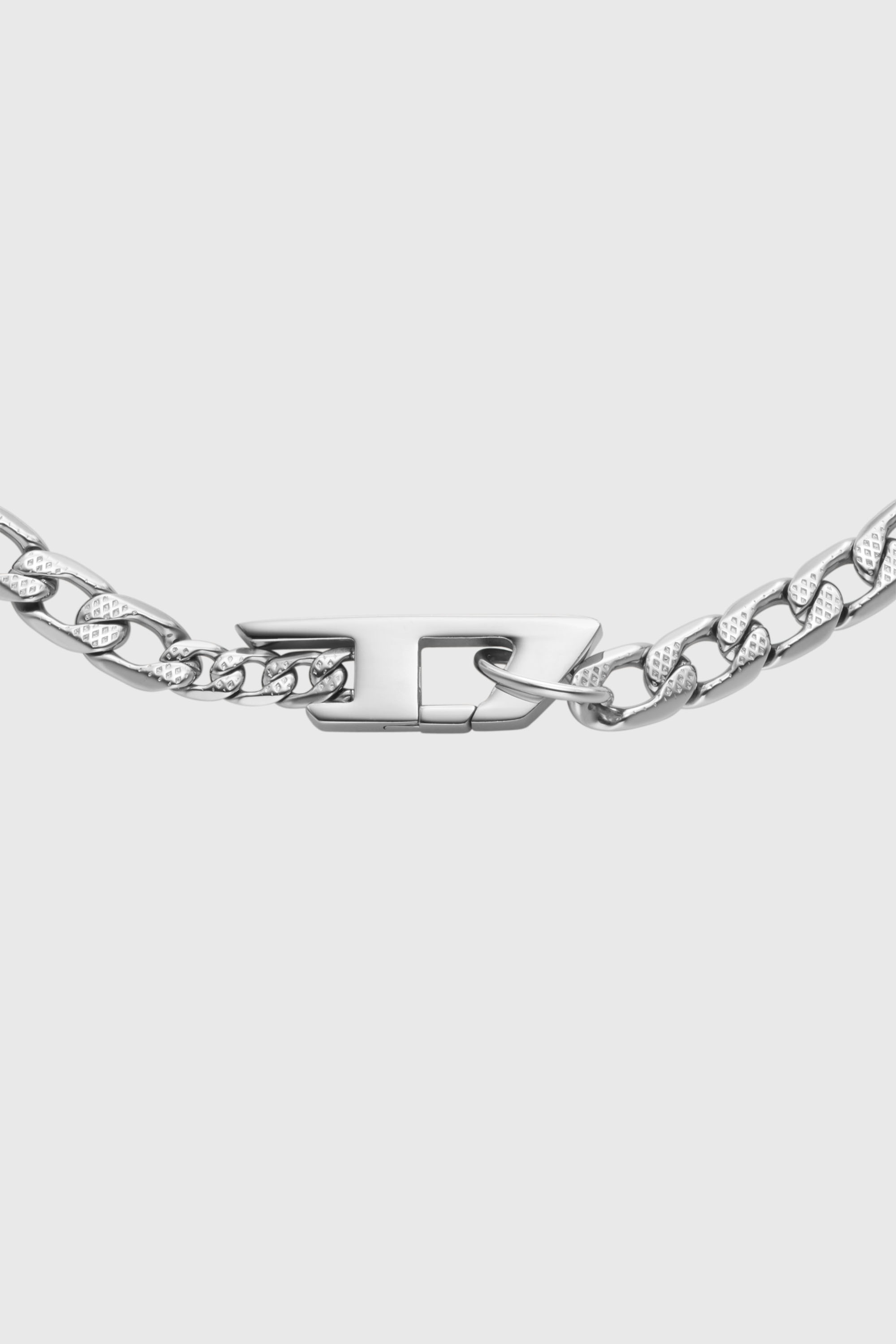 Diesel - DX1497, Unisex's Stainless steel chain necklace in Silver - 2
