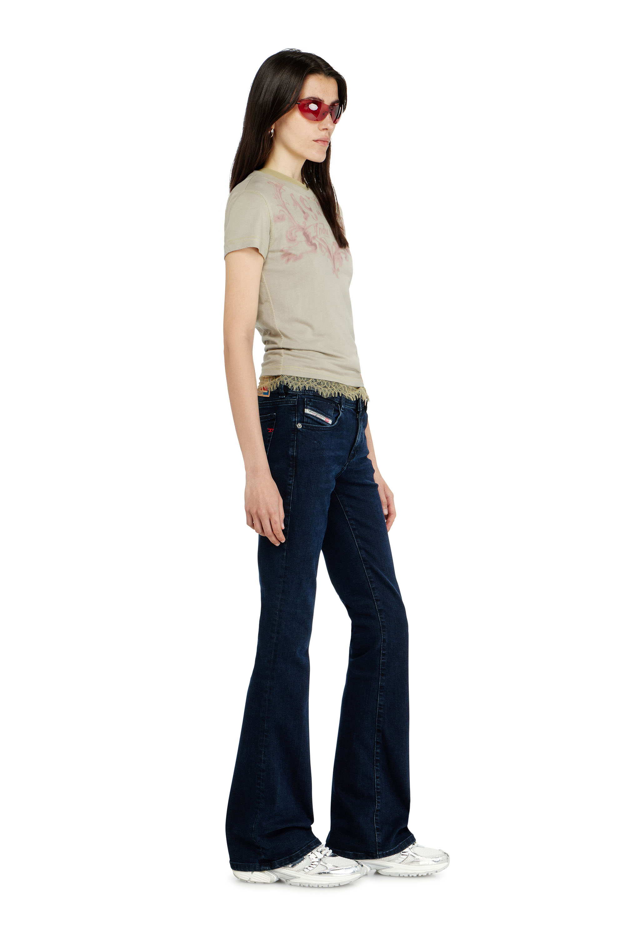 Diesel - Woman's Bootcut Jeans 1969 D-Ebbey 0KBBG, Dark Blue - 3